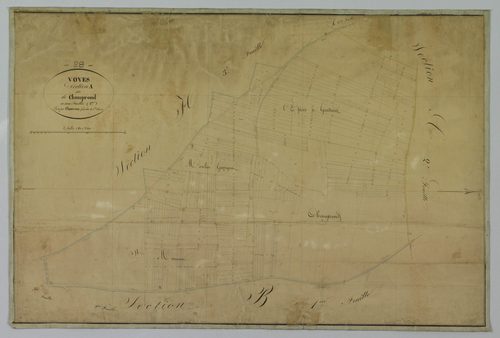 Section A, Champrond, feuille 1.