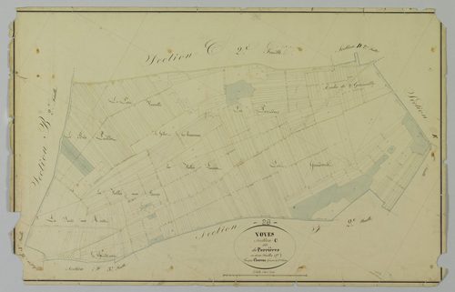 Section C, les Perrières, feuille 1.