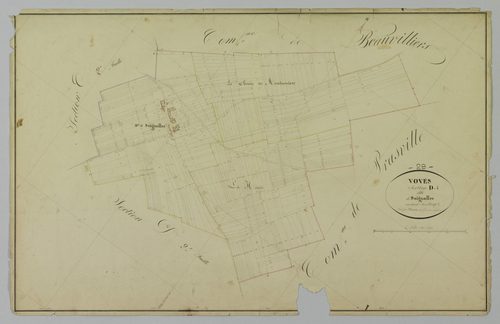Section D, Soignolles, feuille 1 / Terminée sur le terrain par Monsieur Masson, Géomètre secondaire.
