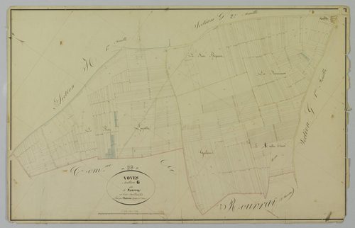 Section G, Sazeray, feuille 3.