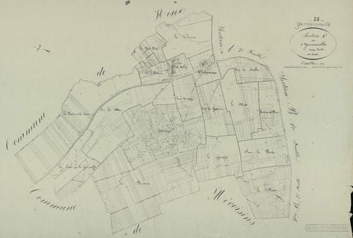 Section A, Yermenonville, feuille 1.