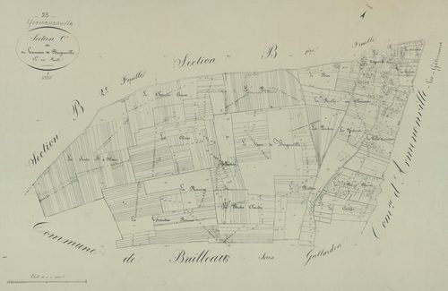 Section C, le Hameau de Boigneville, en une feuille.