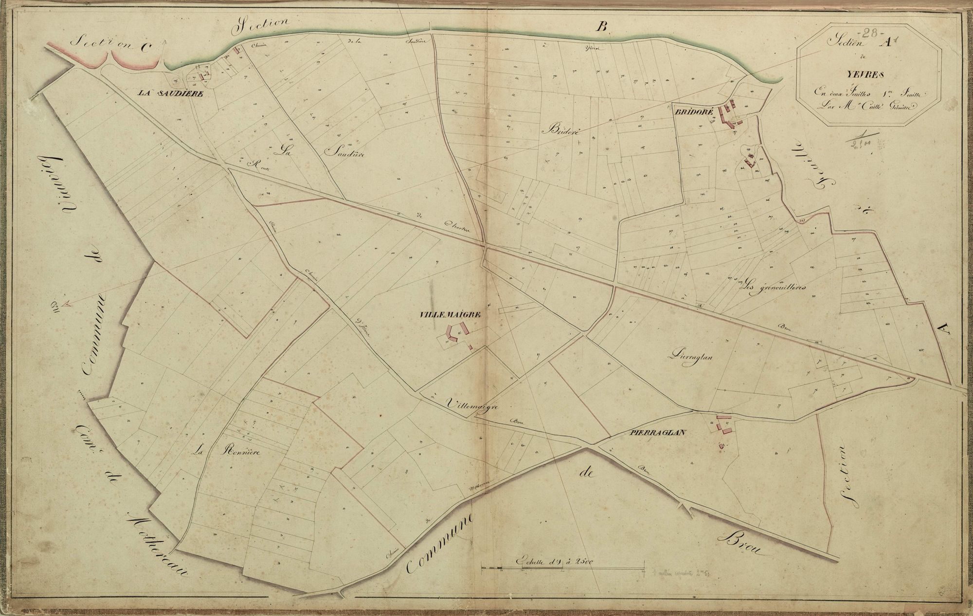 Section A, feuille 1.