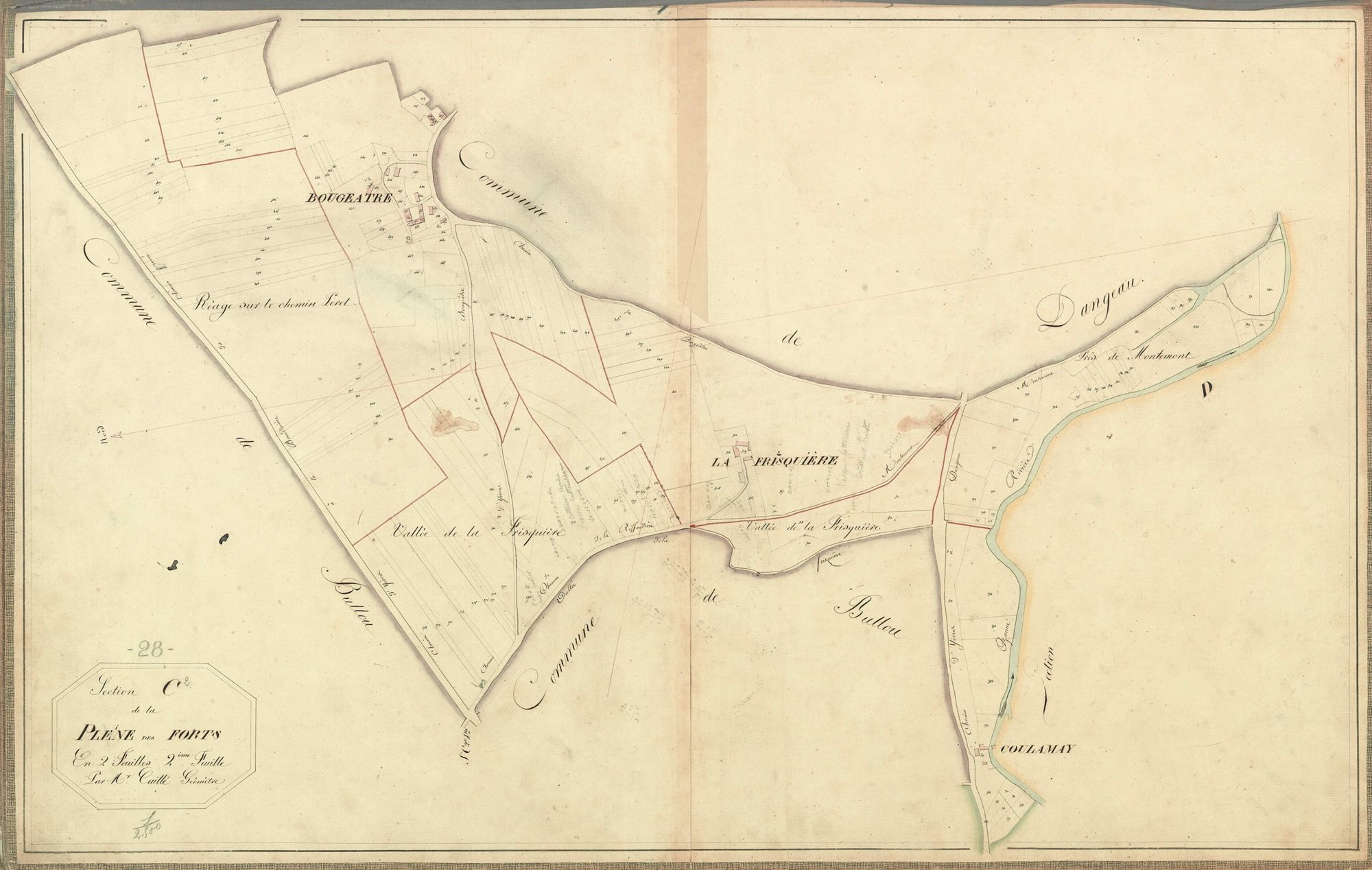 Section C, la Pleine des Forts, feuille 2.