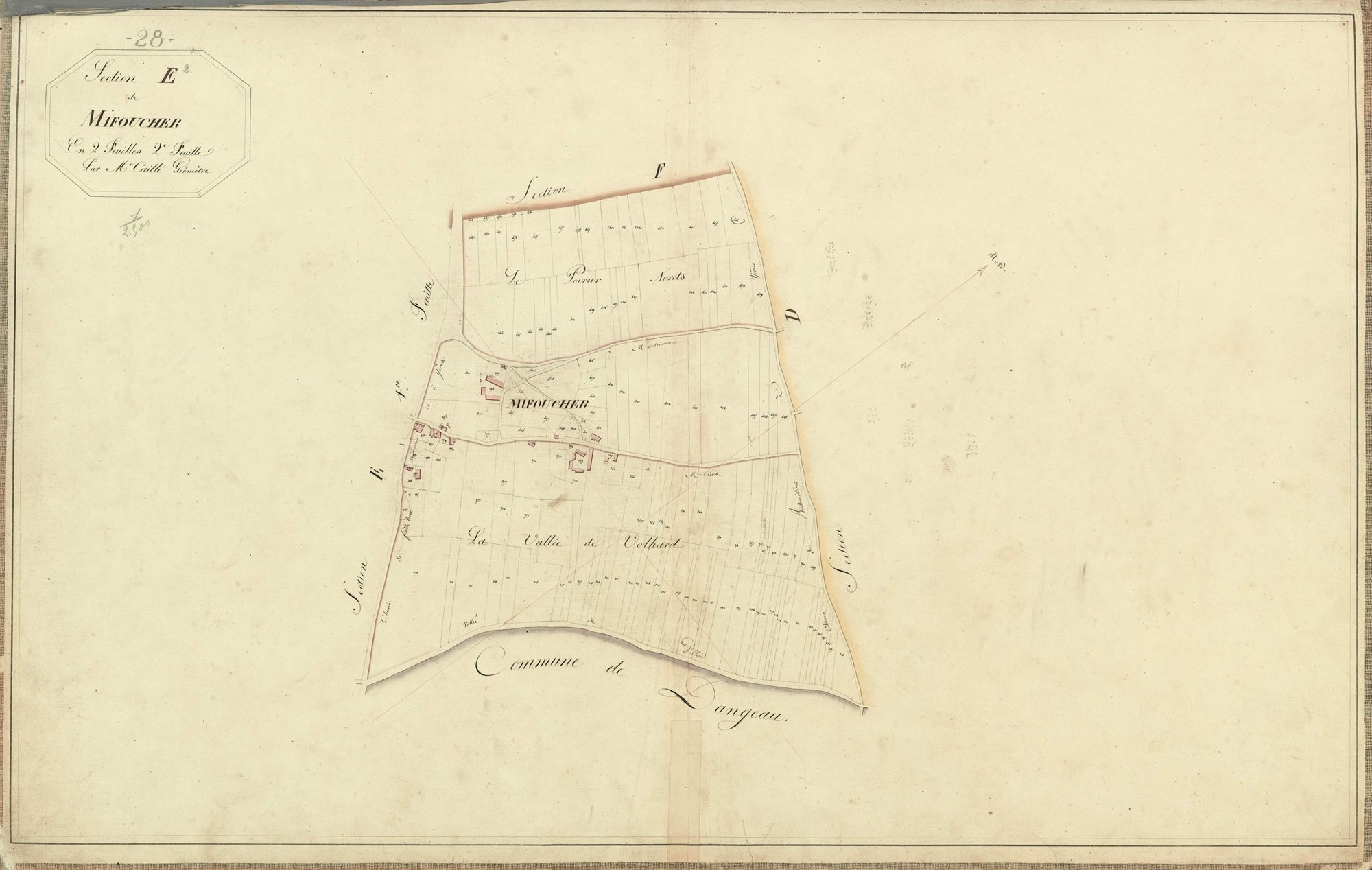 Section E, Mifoucher, feuille 2.