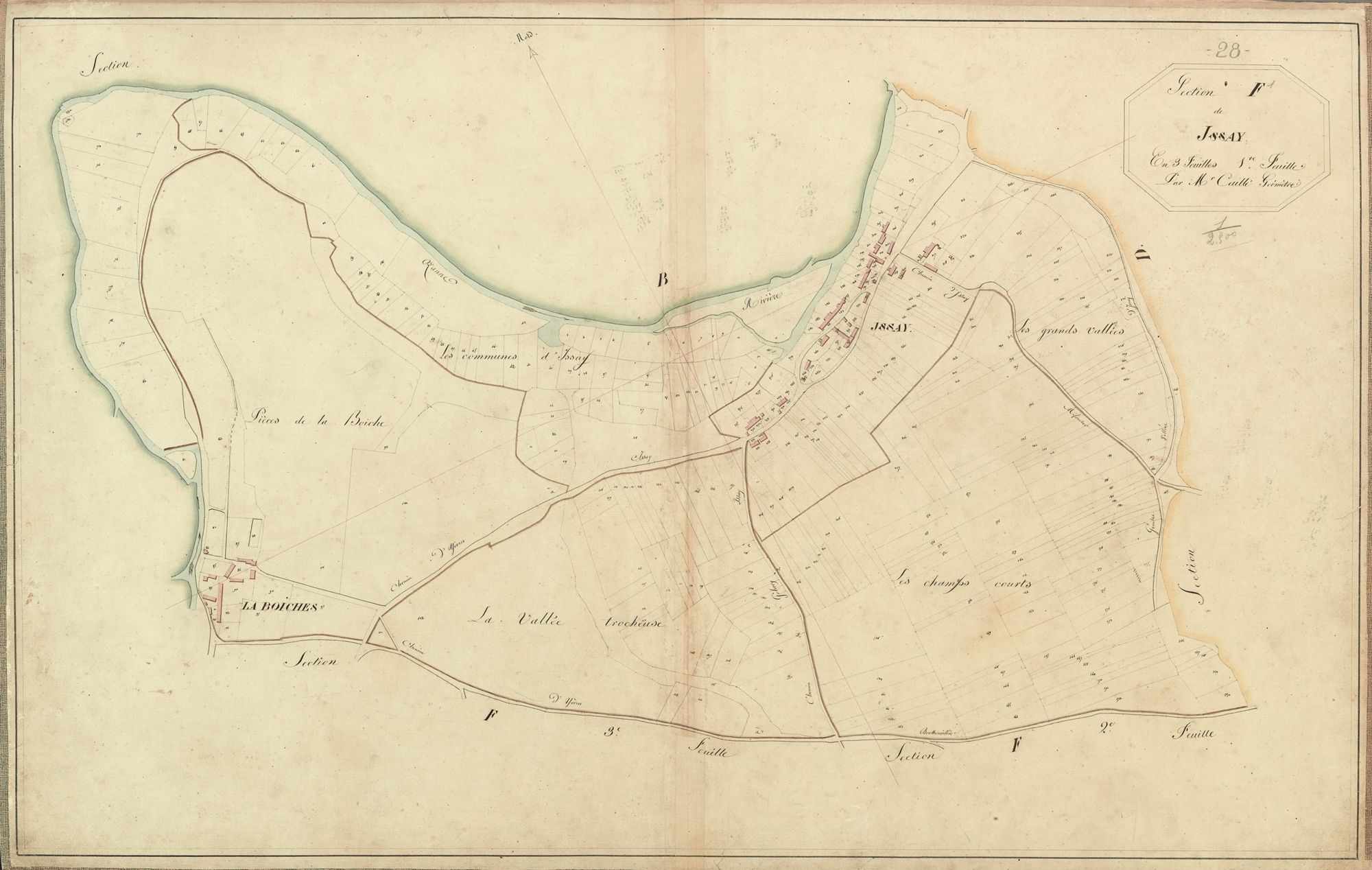 Section F, Issay, feuille 1.