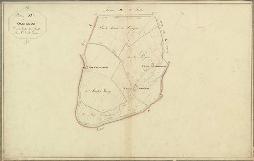 Section B, Villeneuve, feuille 2.