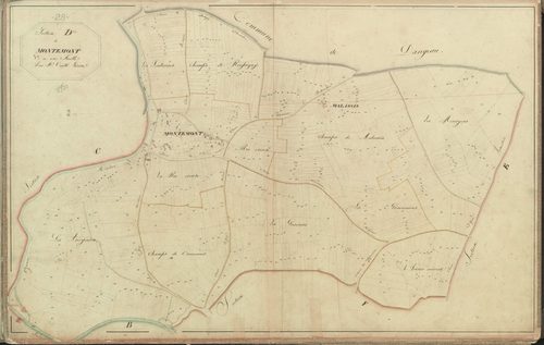 Section D, Montemont, en une feuille.