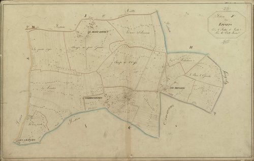 Section J, les Epinets, feuille 2.