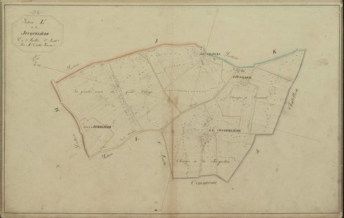 Section L, la Jucquelière, feuille 1.