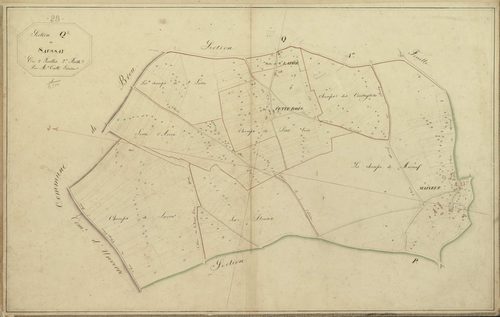 Section Q, Saussay, feuille 2.