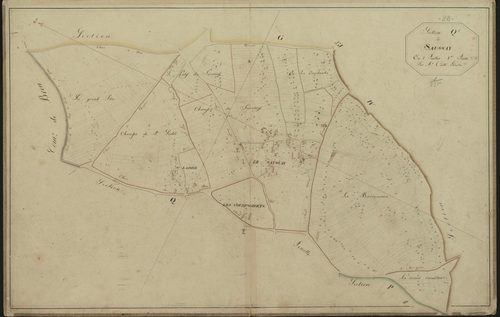 Section Q, Saussay, feuille 1.
