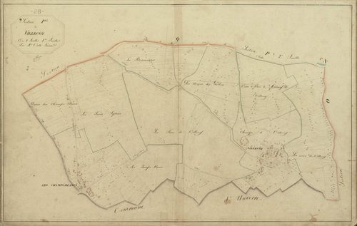 Section P, Villecoy, feuille 1.