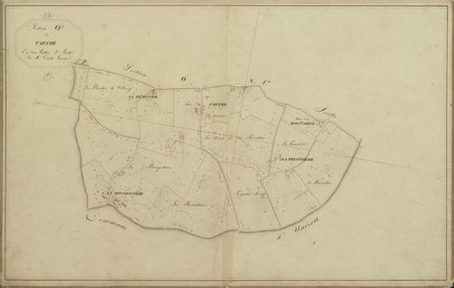 Section O, le Tartre, feuille 2.