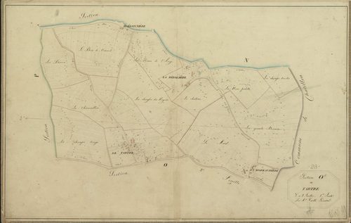 Section O, le Tartre, feuille 1.