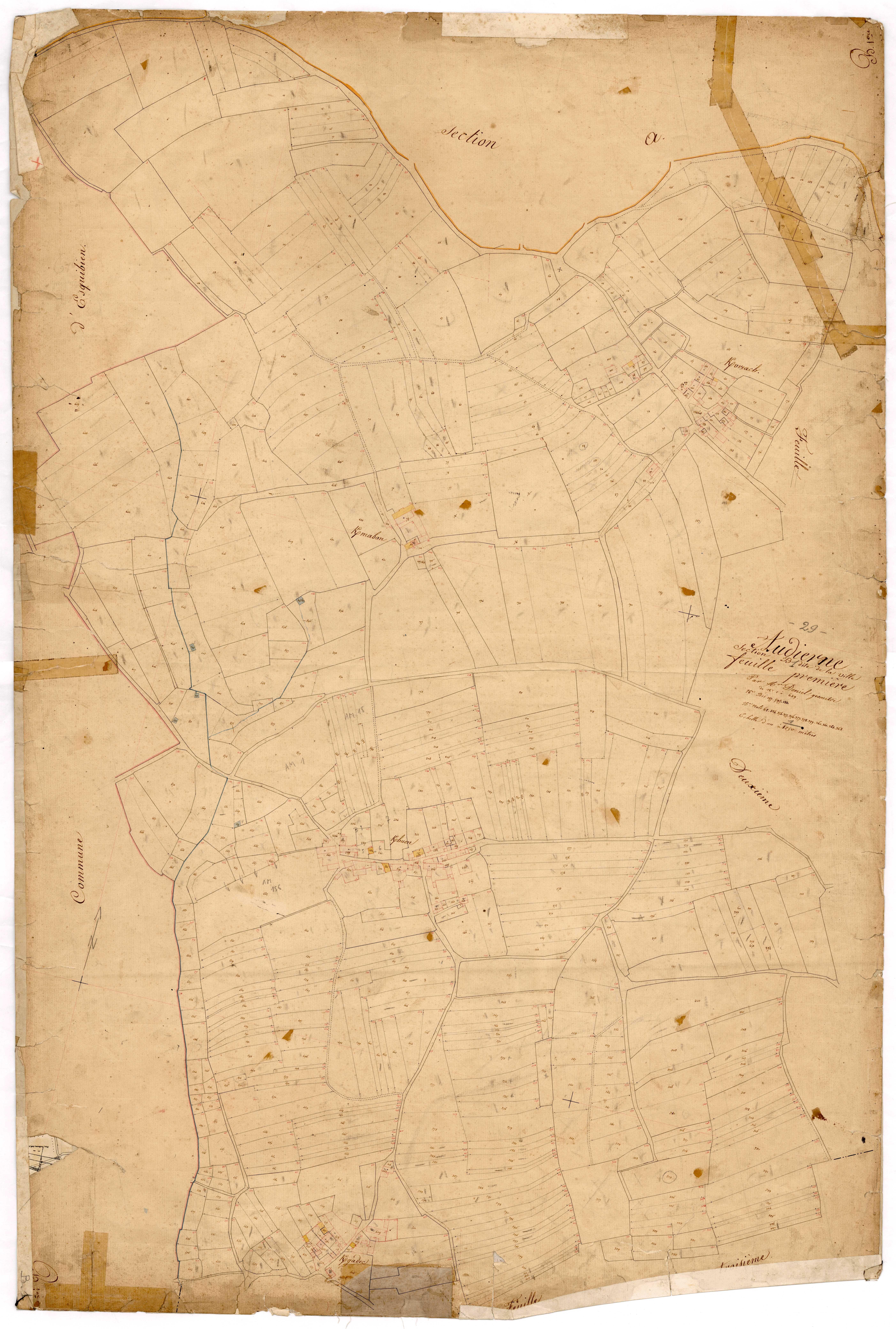 Section B 1 de la Ville.