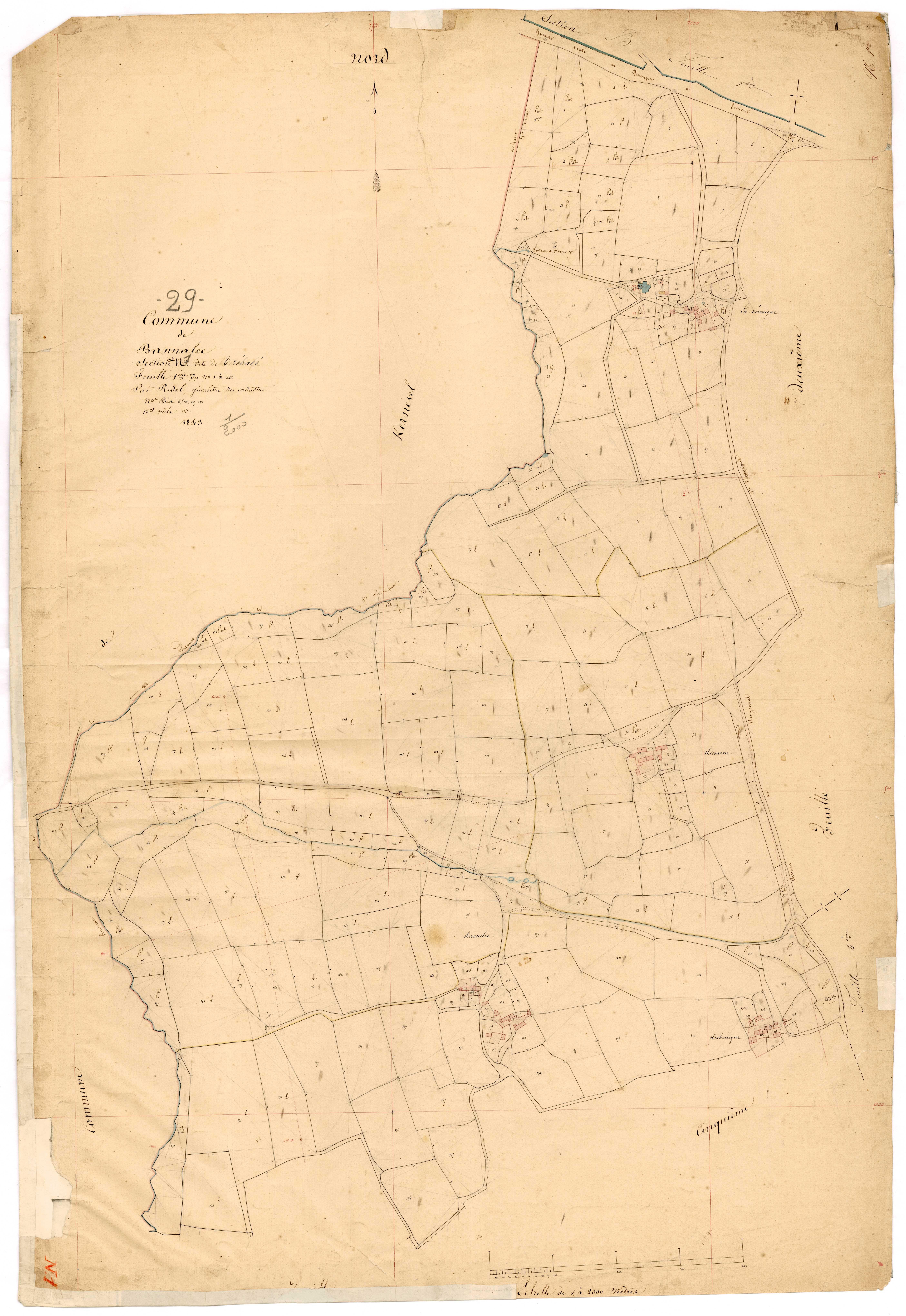 Section N 1 de Trébalay.