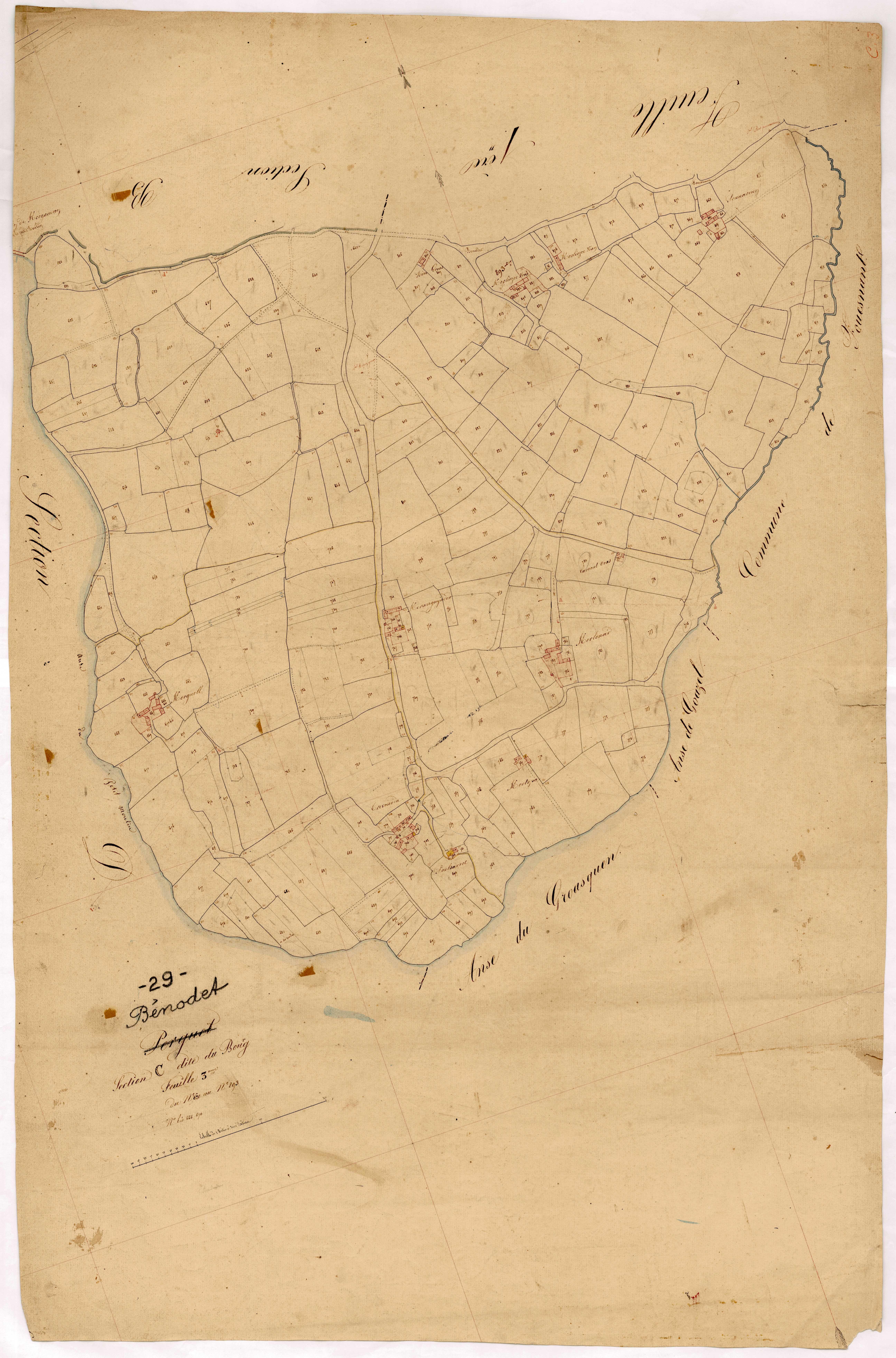 Section C 3 du Bourg.
