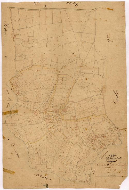 Section D 1 de Groasquen (feuille 1).