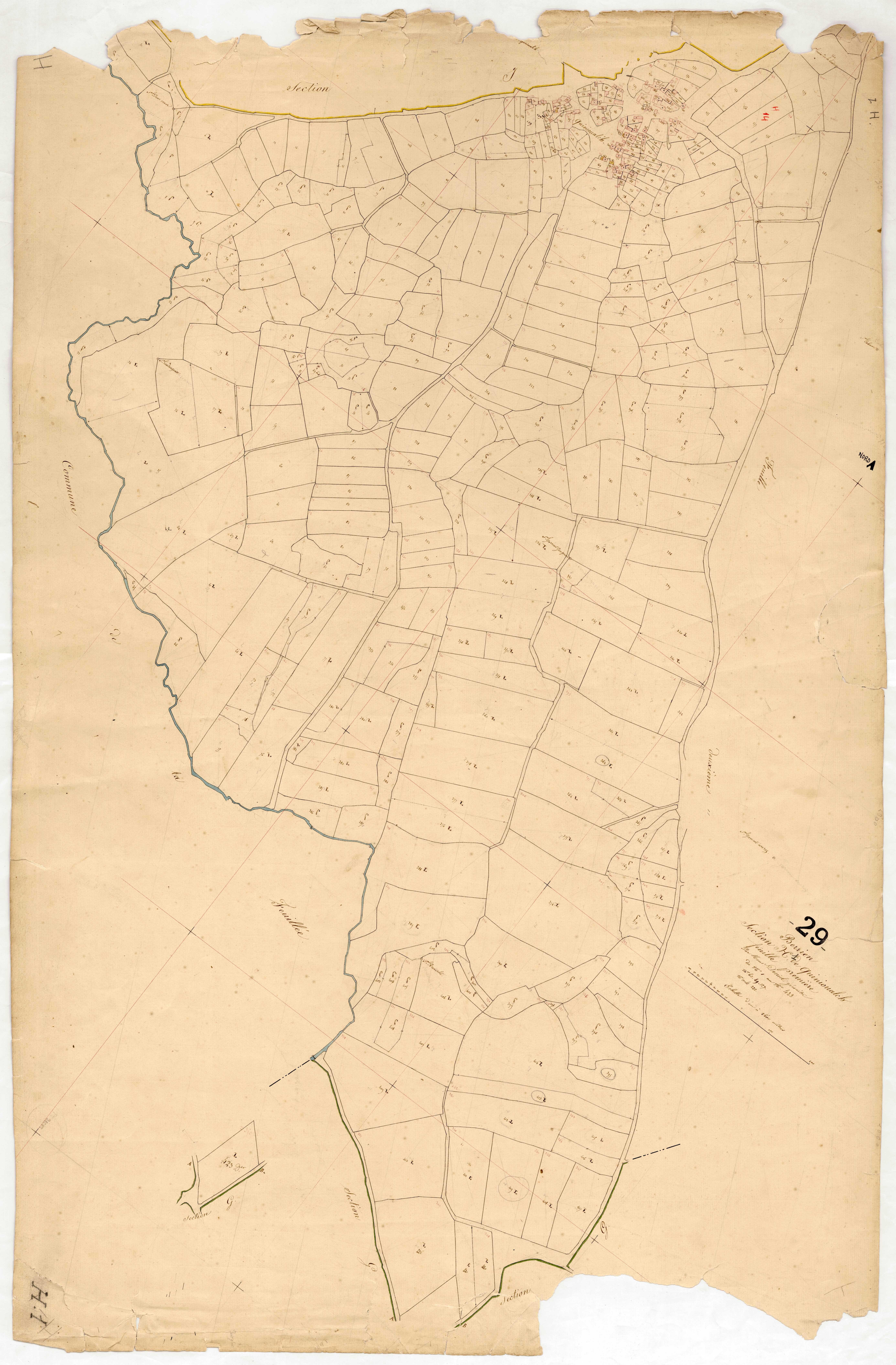 Section H 1 de Quinoualc'h.
