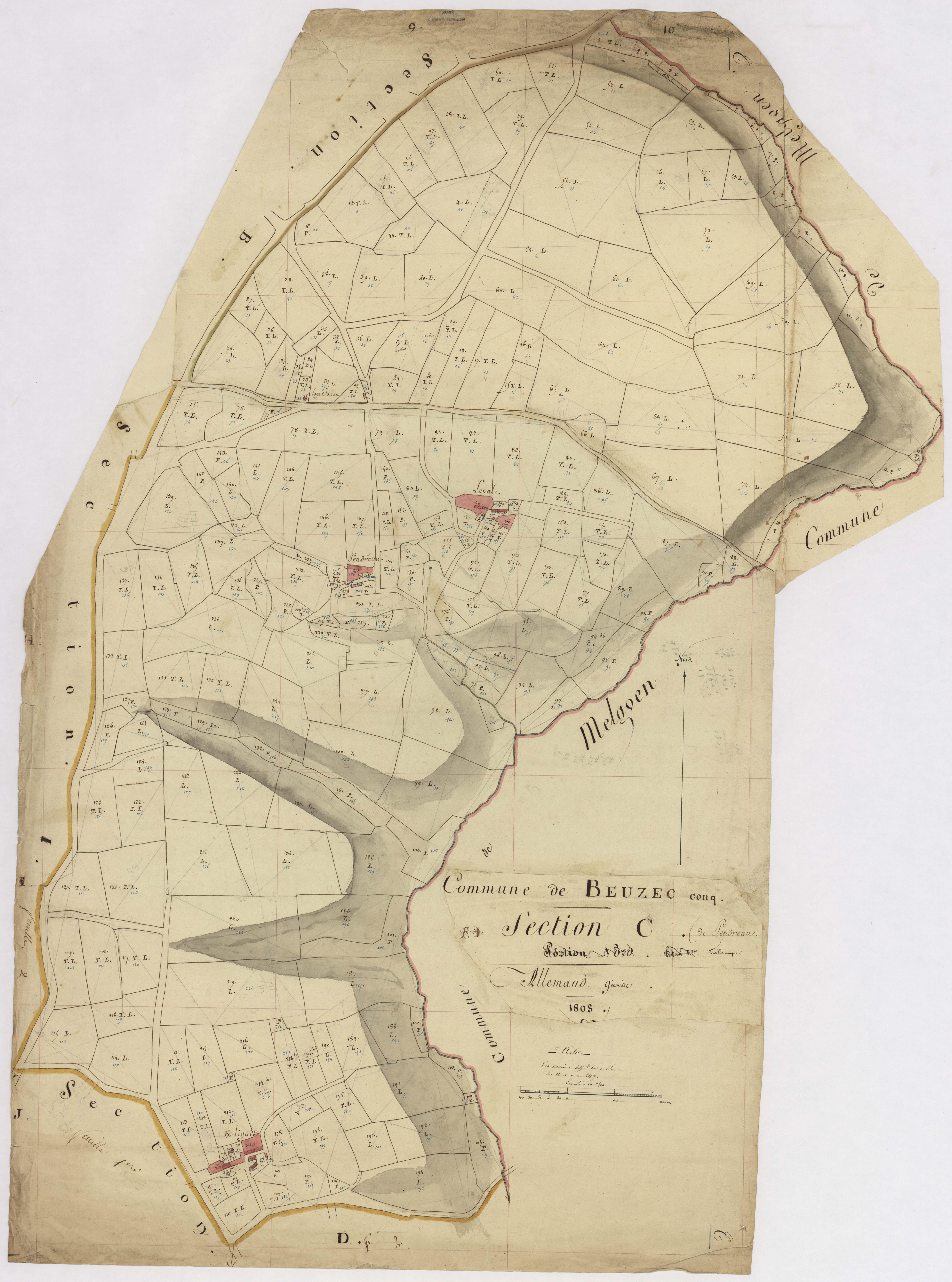 Section C de Pendréau.