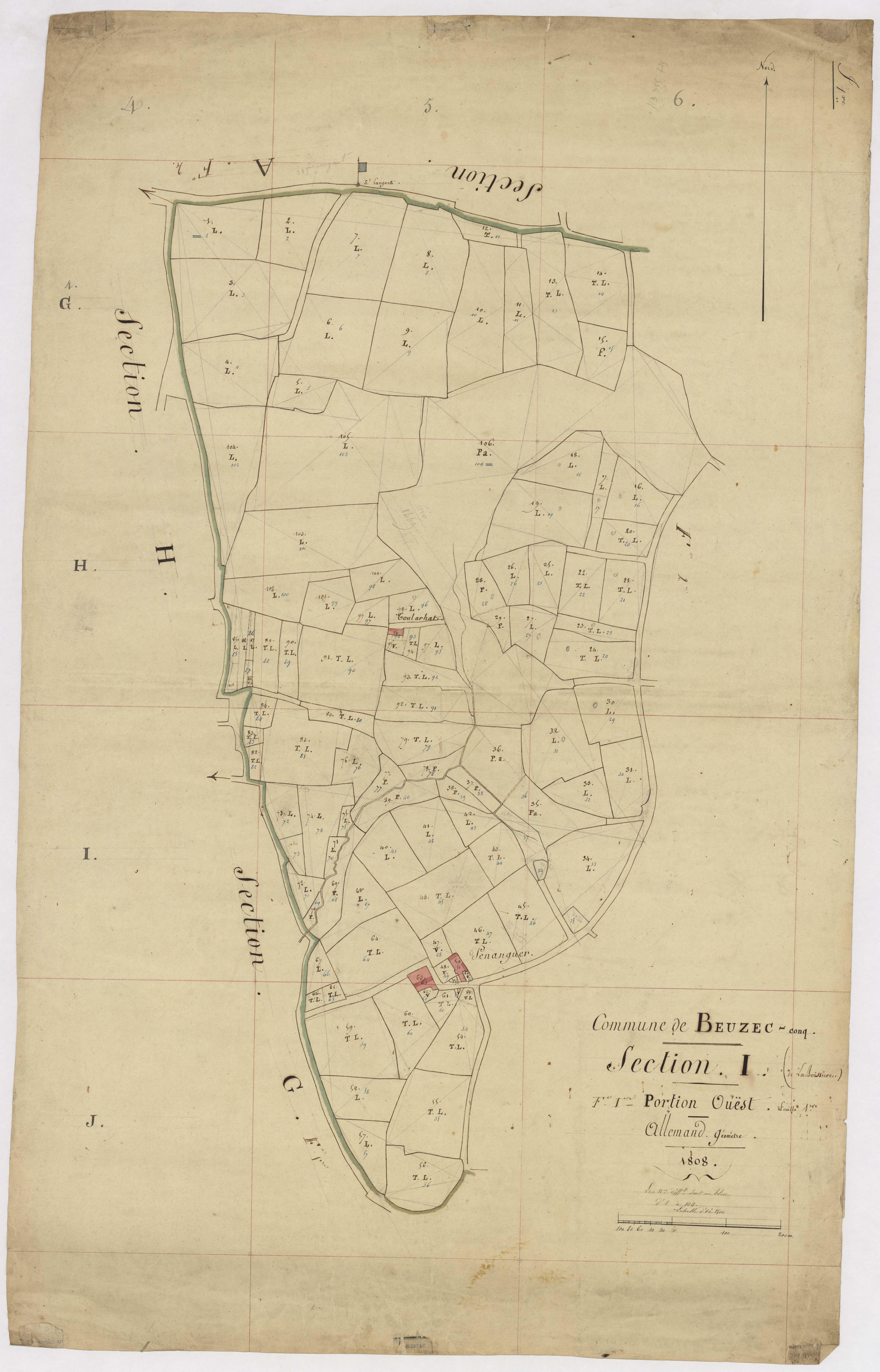 Section I 1 de la Boissière.