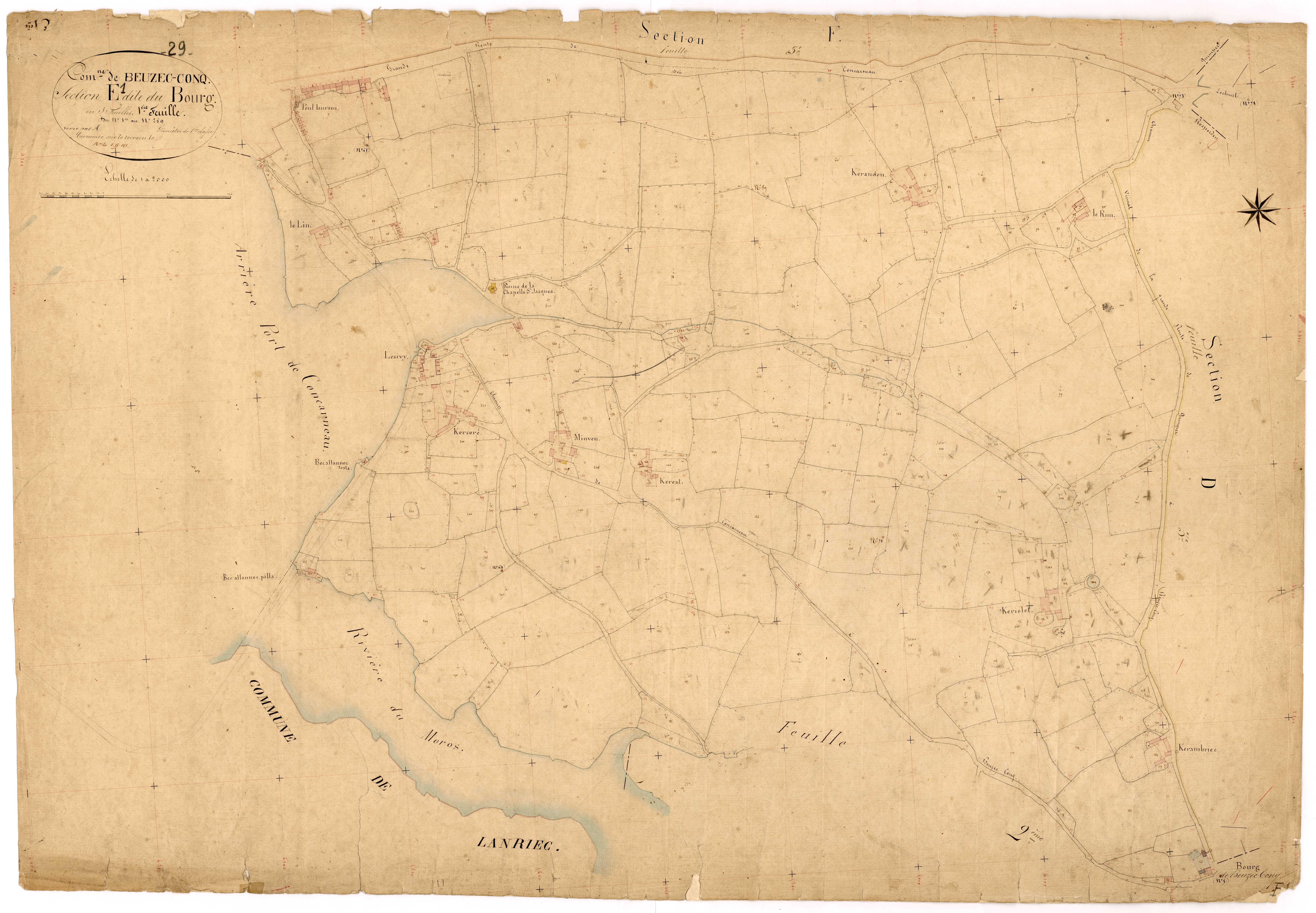 Section E 1 du Bourg.