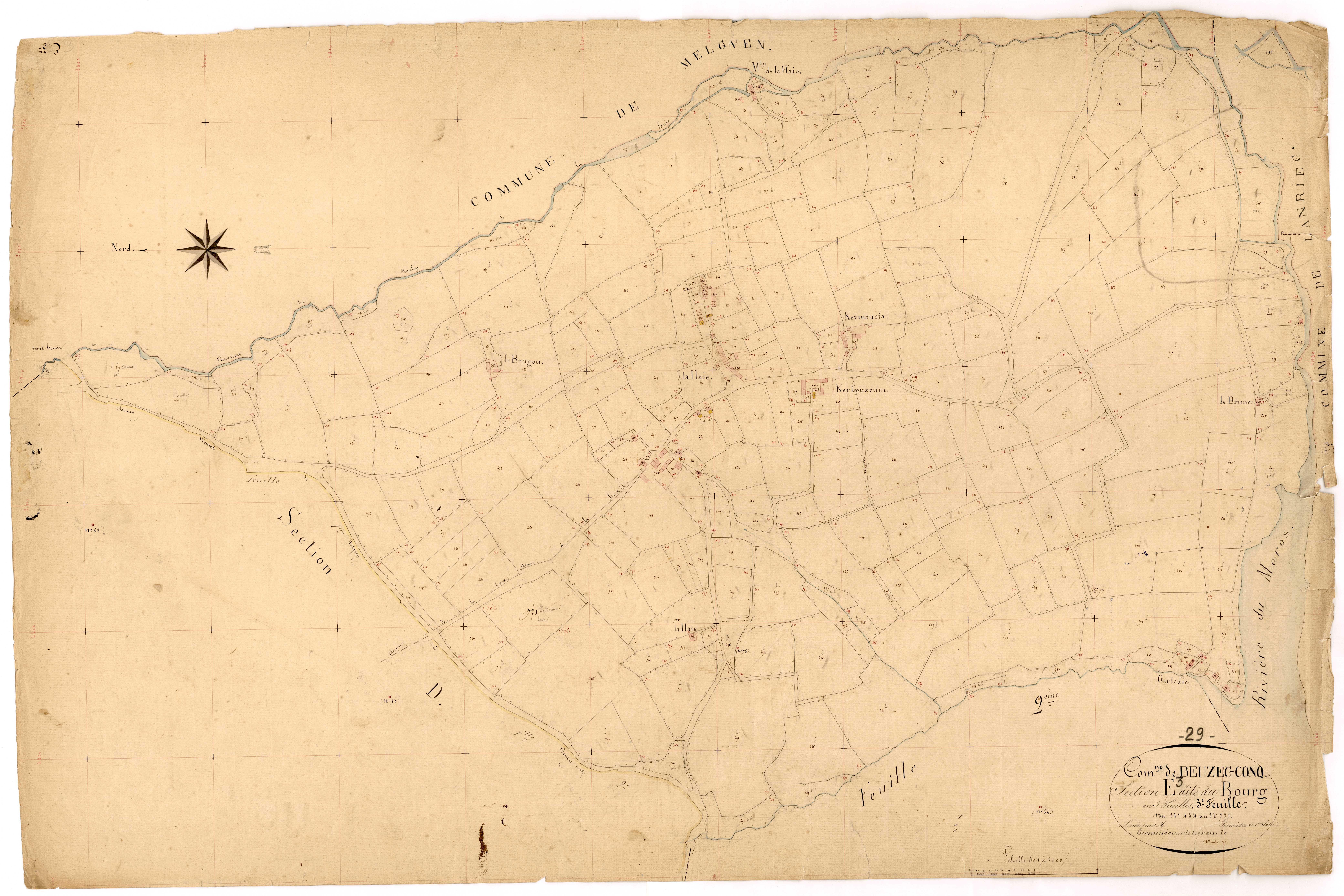 Section E 3 du Bourg.
