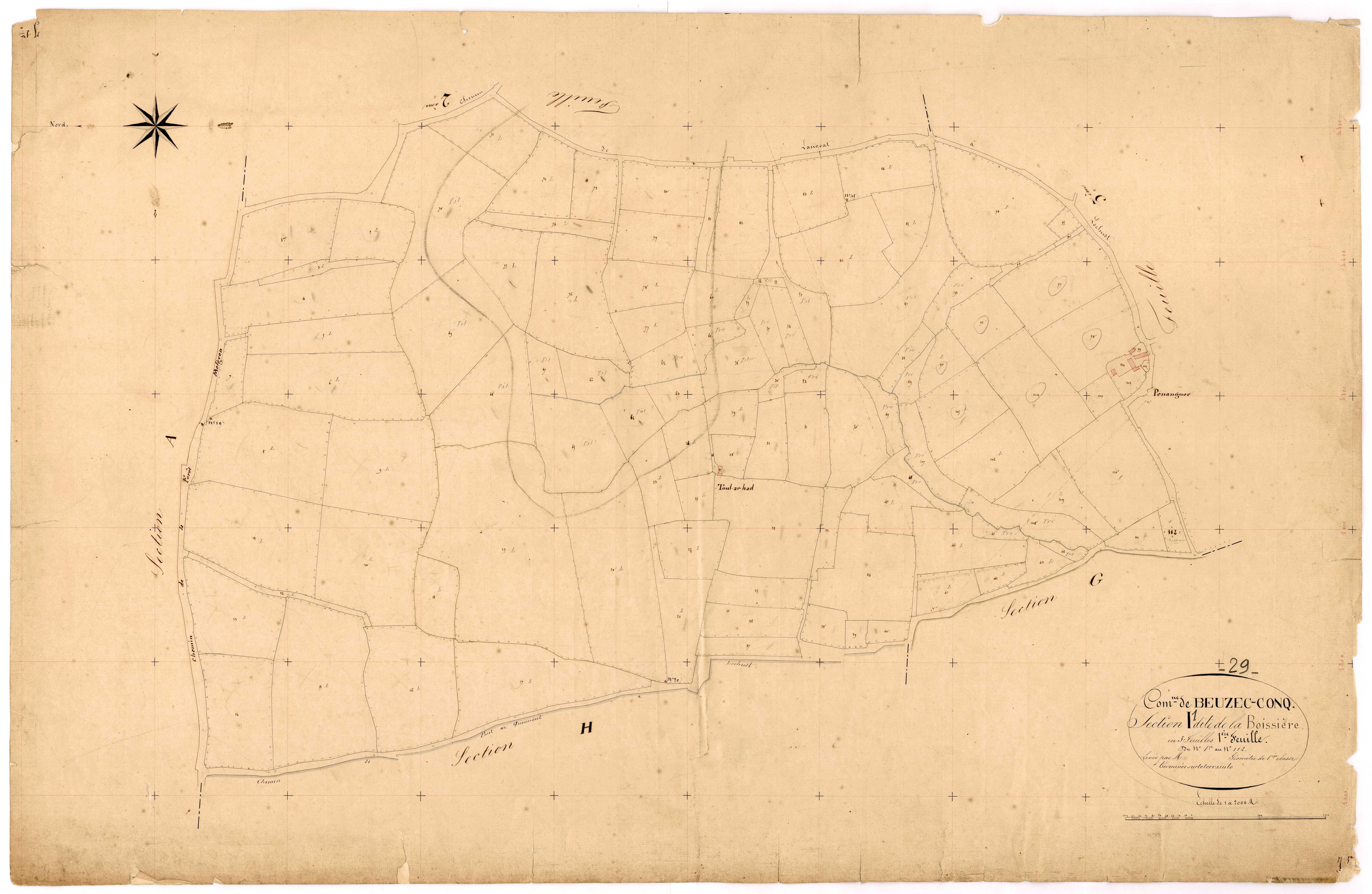 Section I 1 de la Boissière.