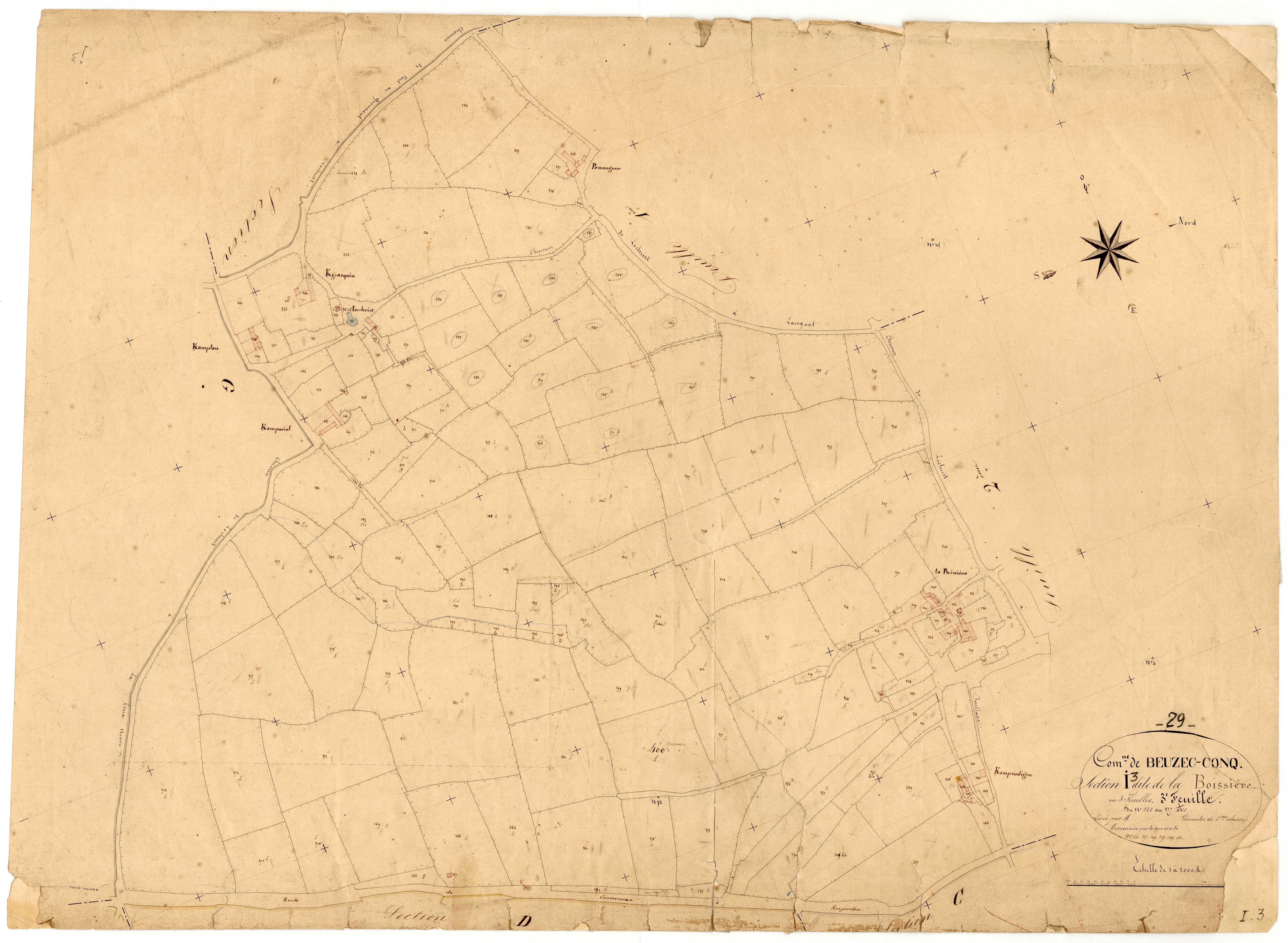 Section I 3 de la Boissière.