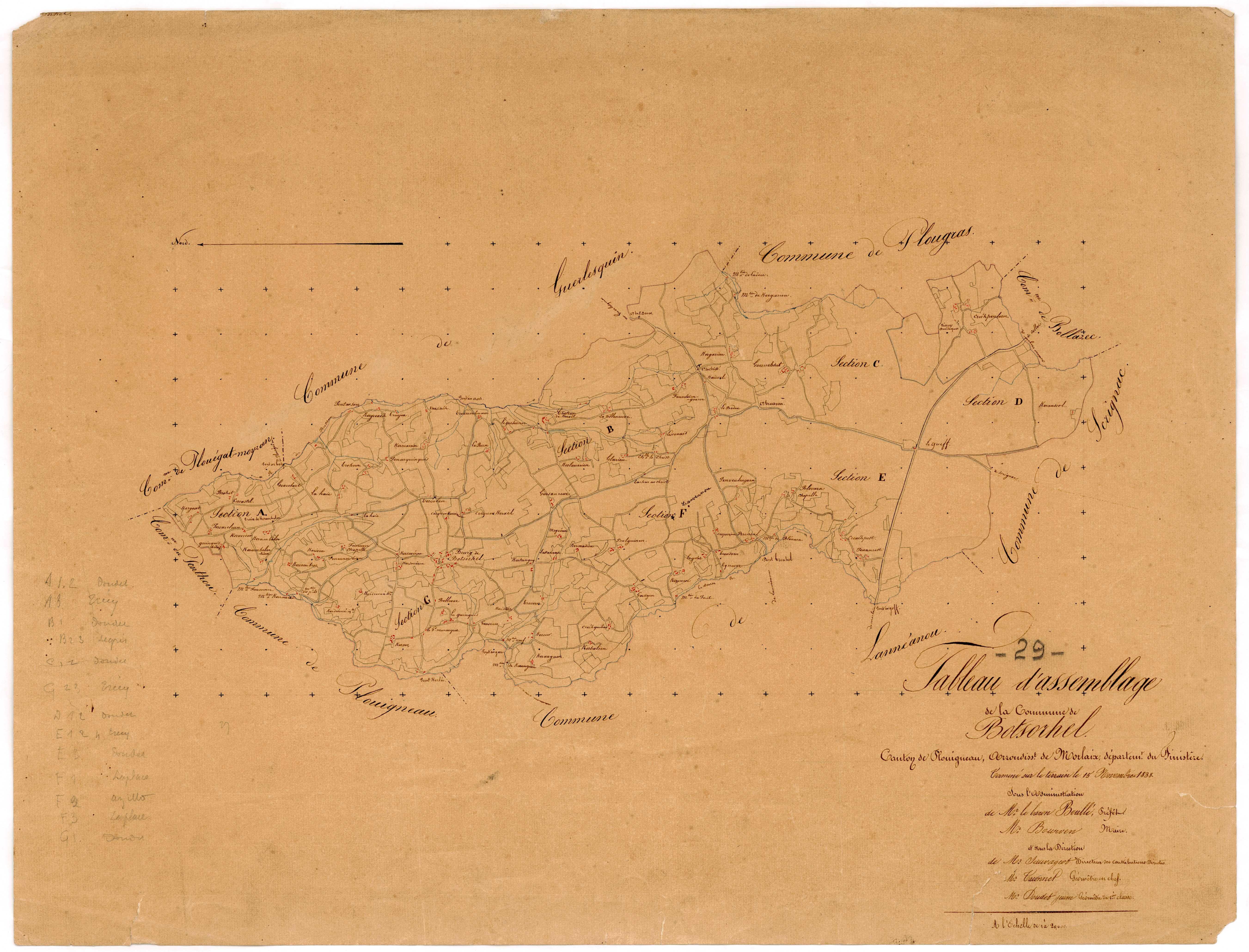Tableau d'assemblage.
