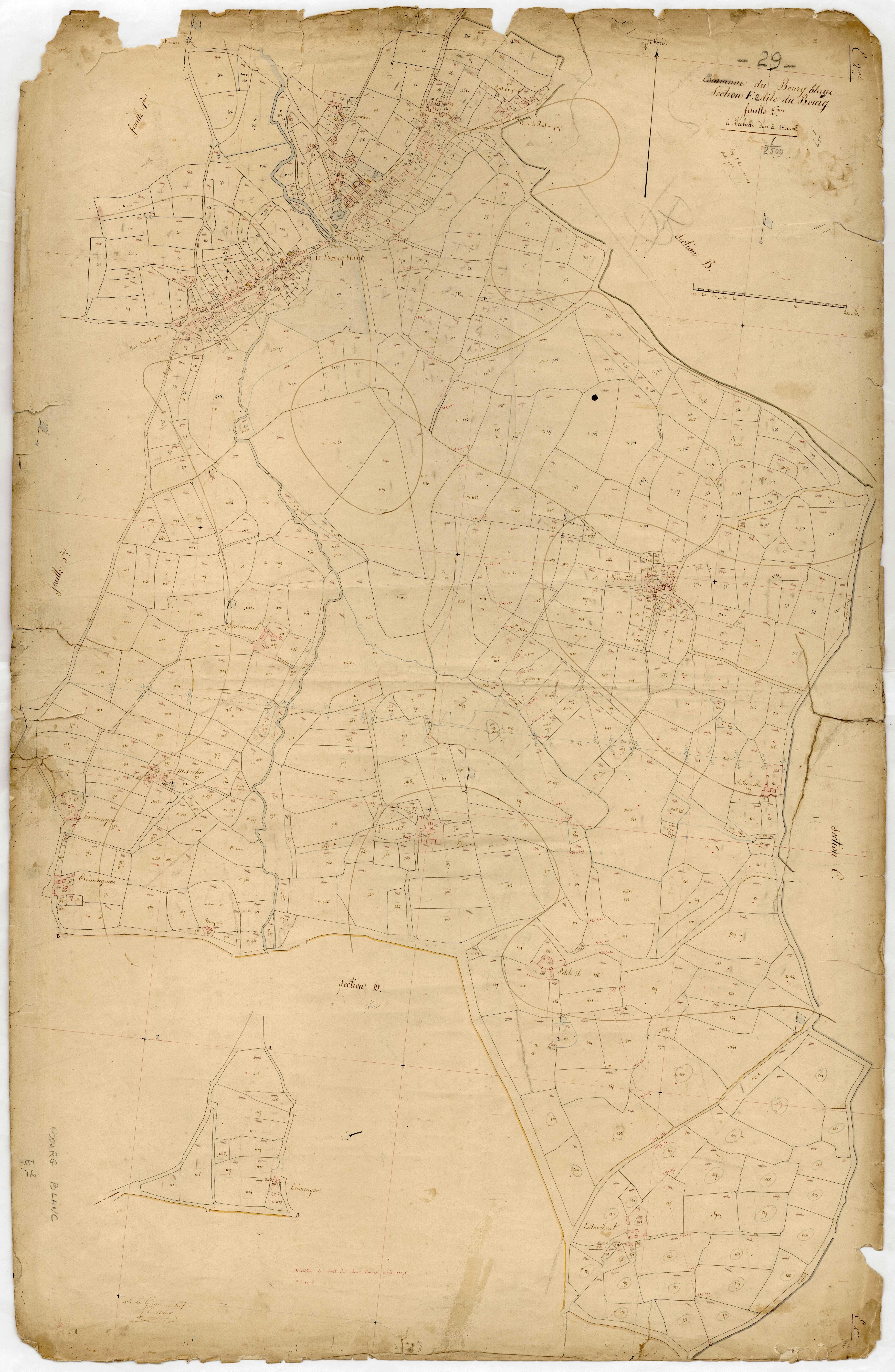 Section E 2 du Bourg.