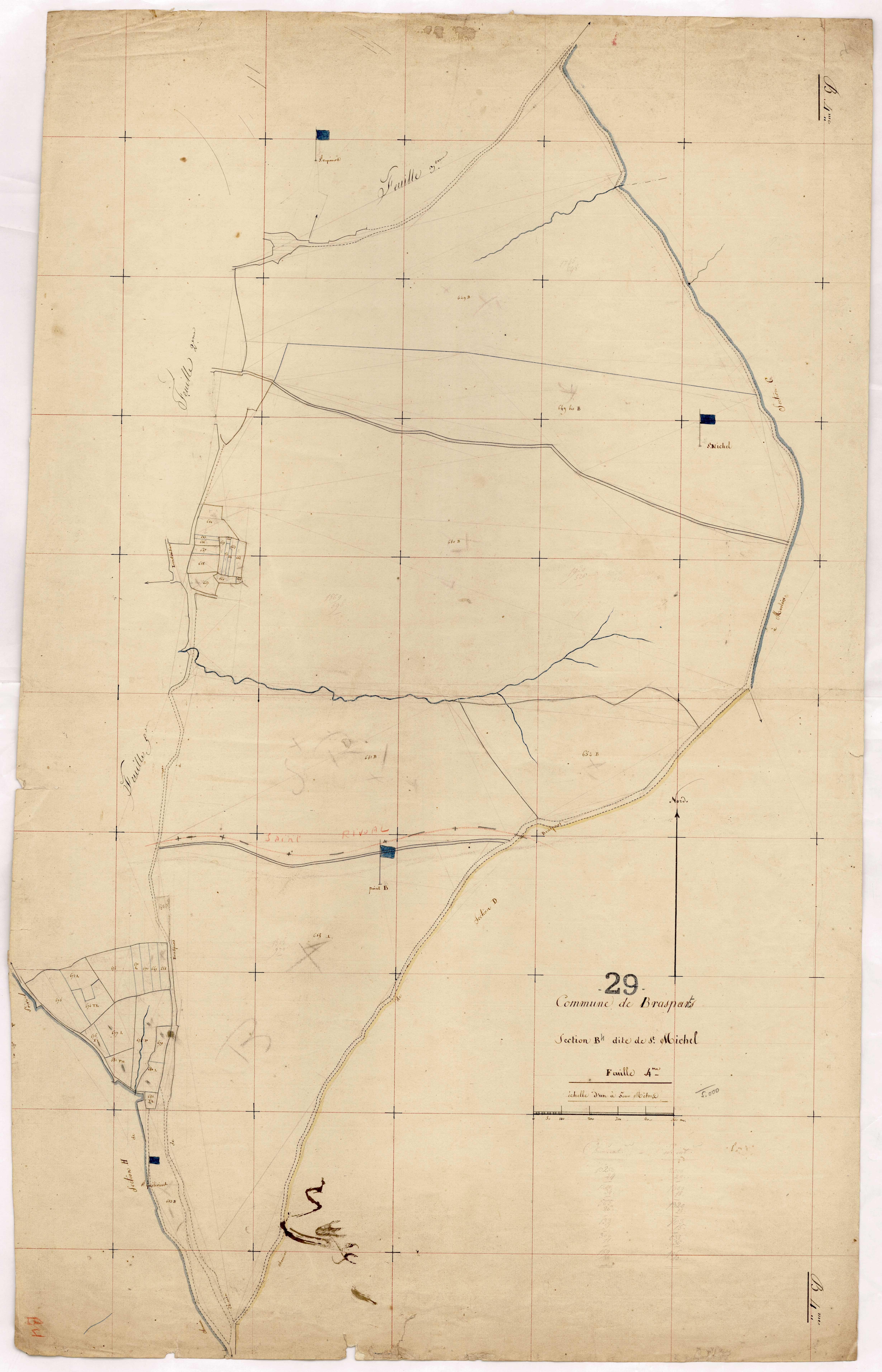 Section B 4 de Saint-Michel.