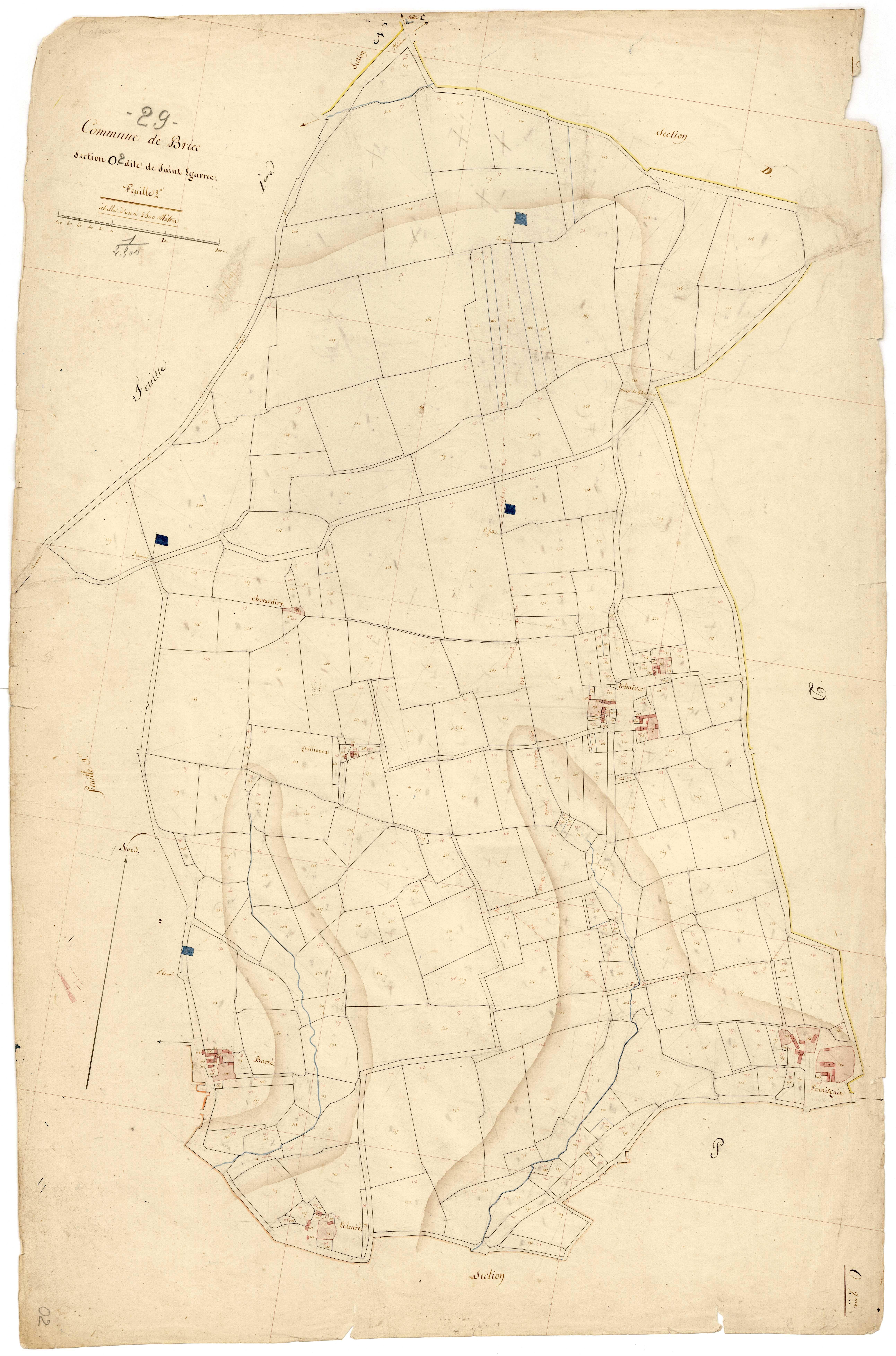 Section O 2 de Saint-Égarec.
