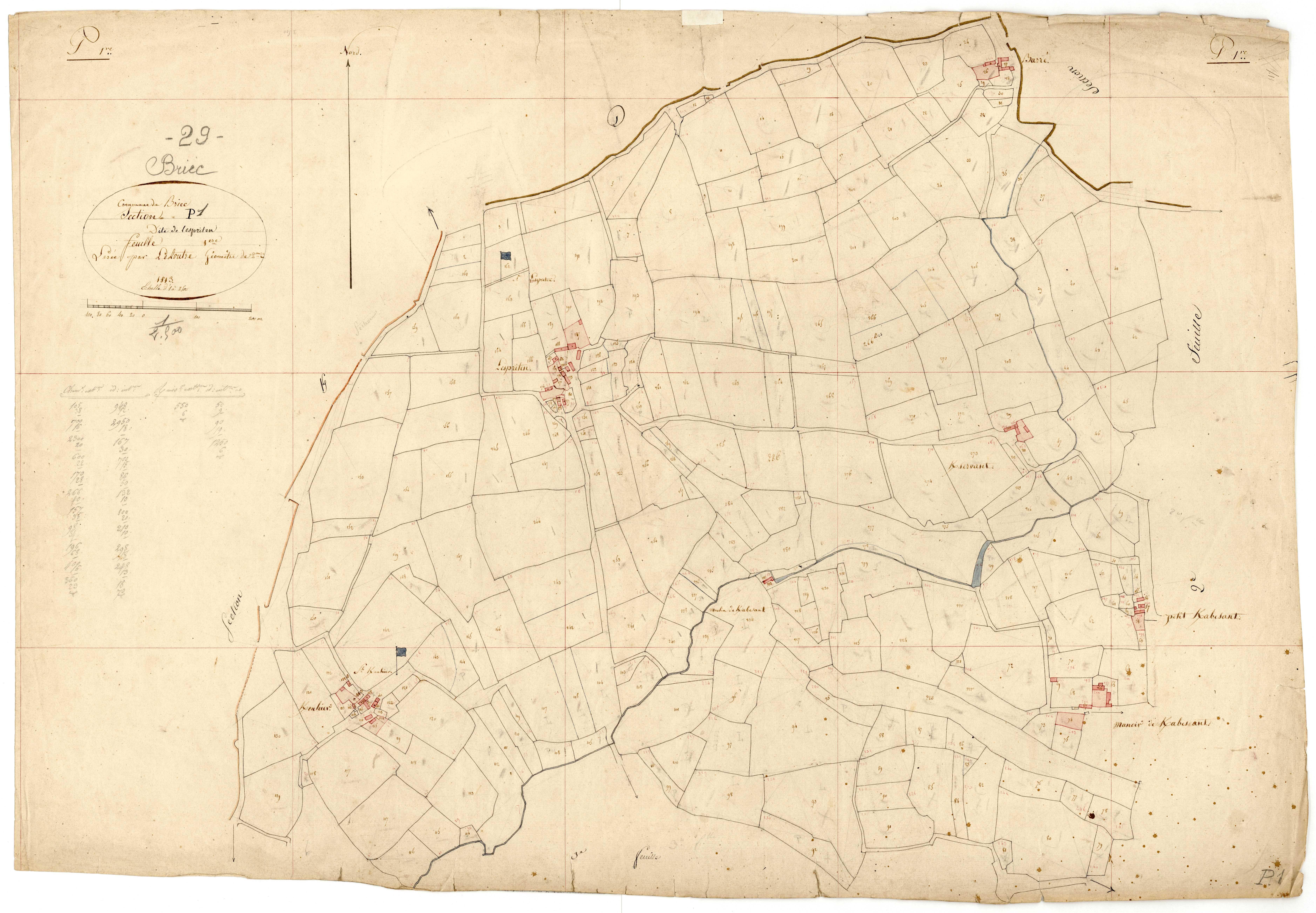 Section P 1 de Lespriten.