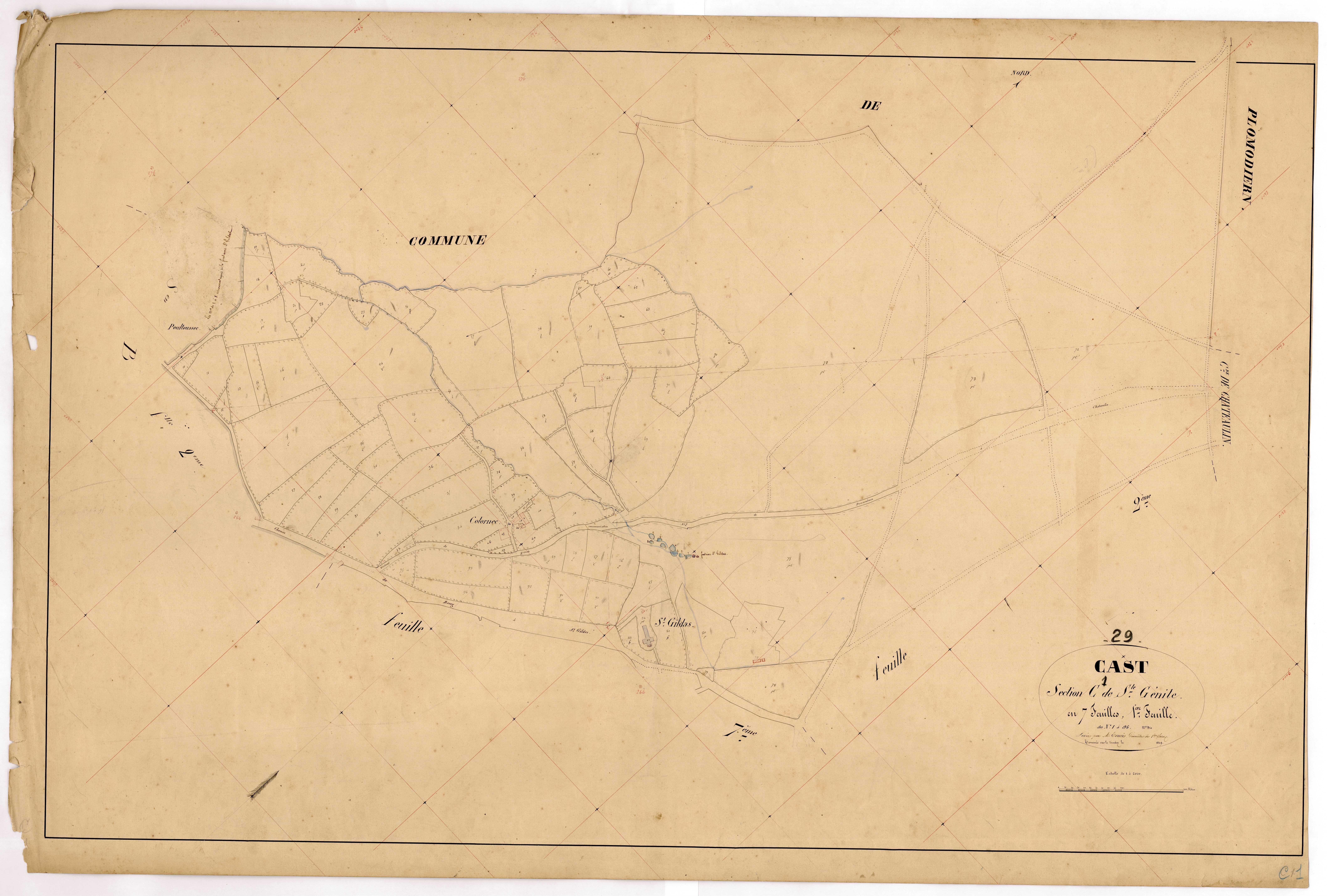 Section C 1 de Sainte-Génite.