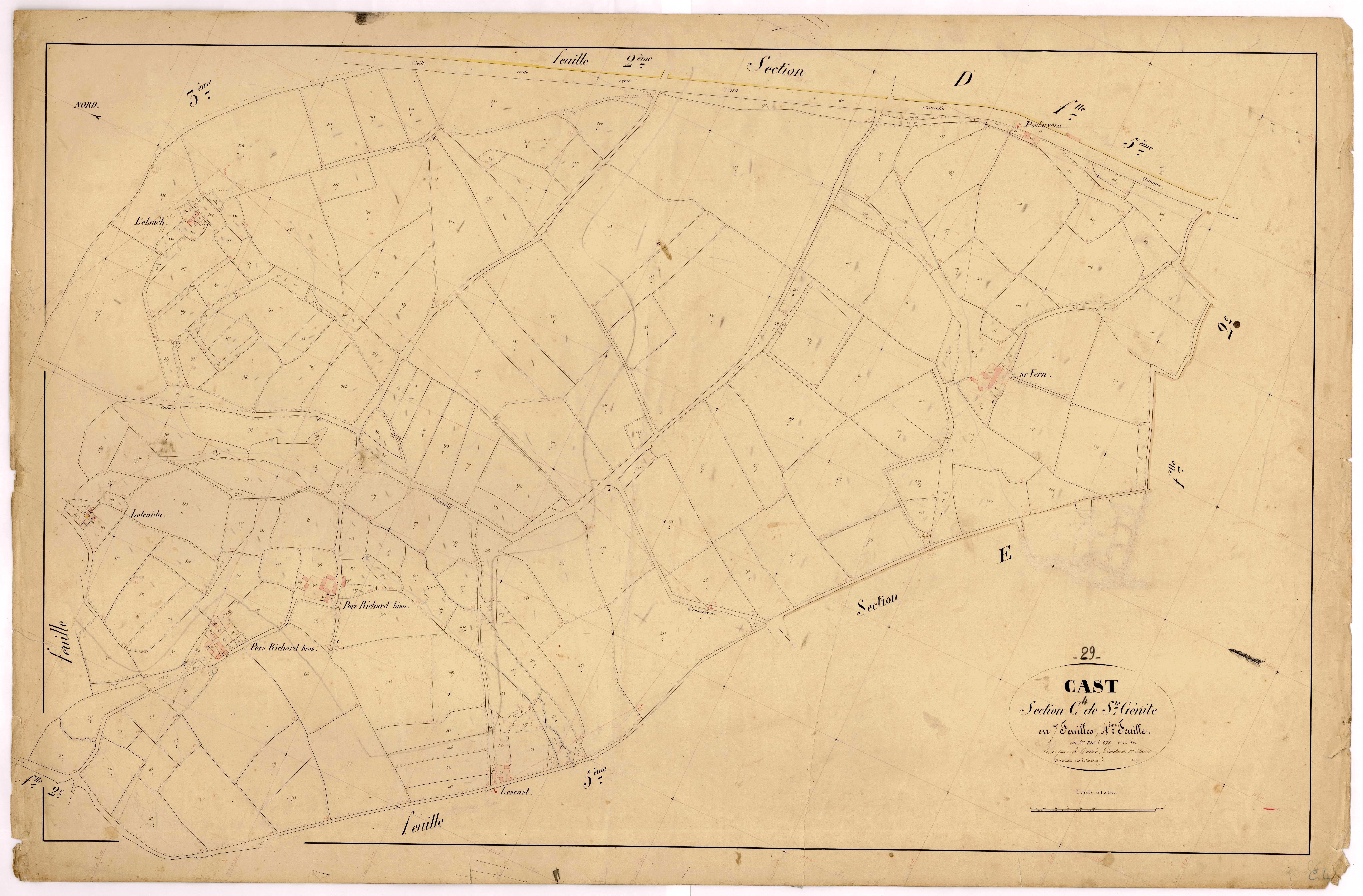 Section C 4 de Sainte-Génite.