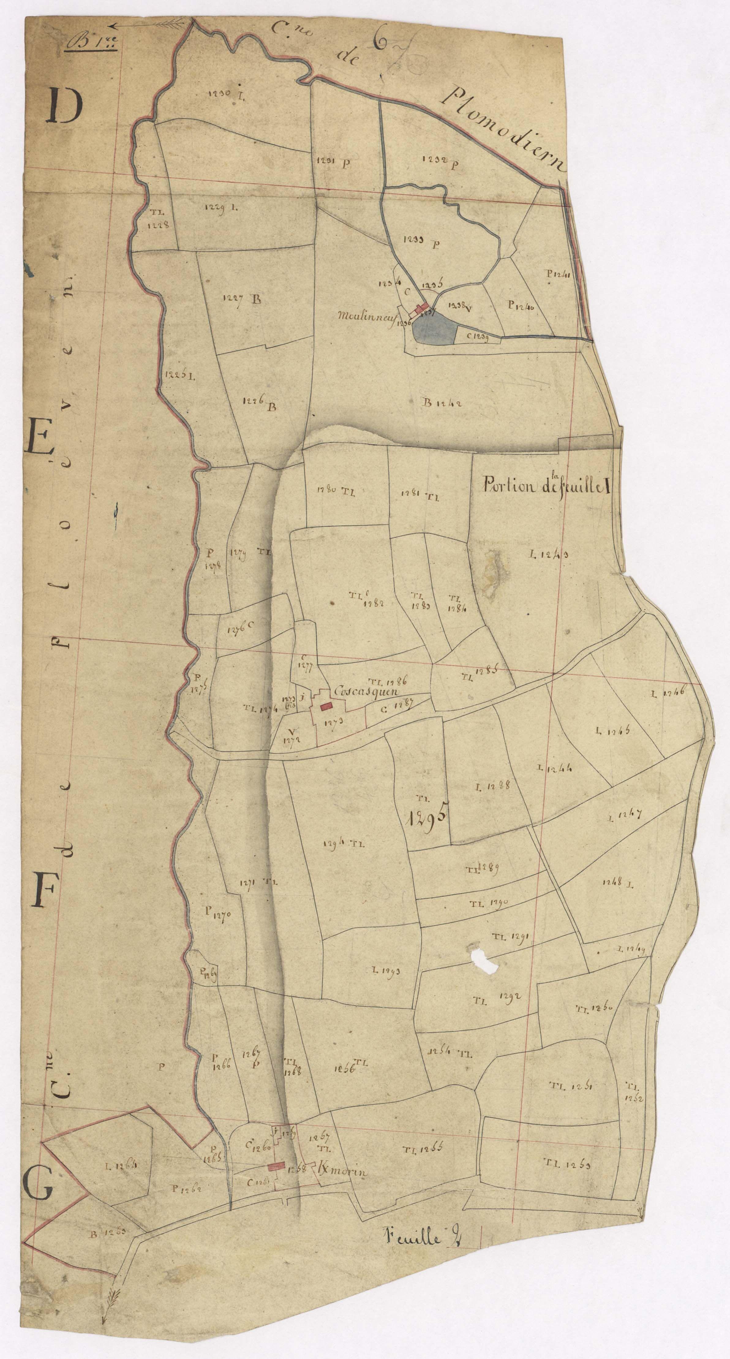 Section B 1 du Bourg (portion 2).