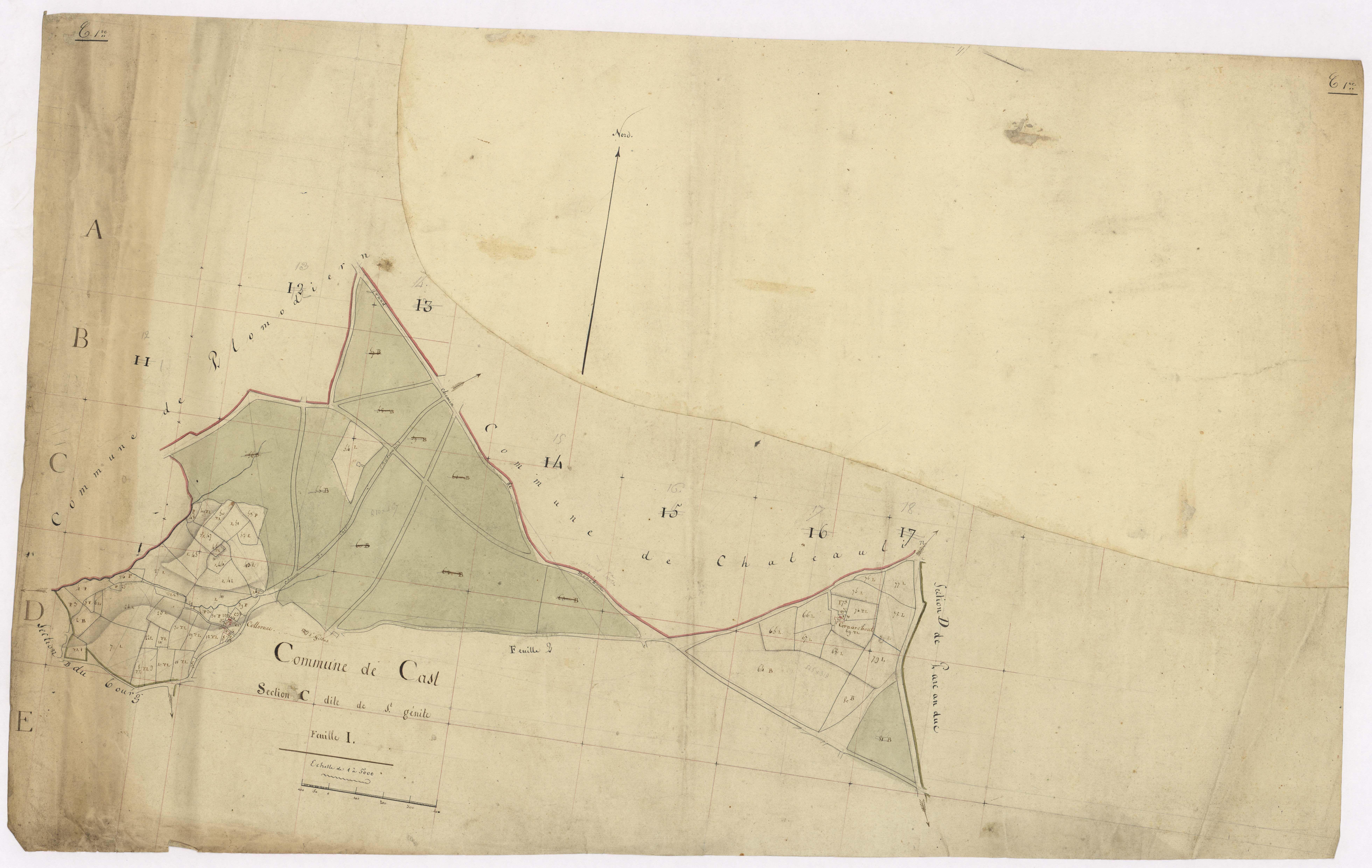 Section C 1 de Sainte-Génite.