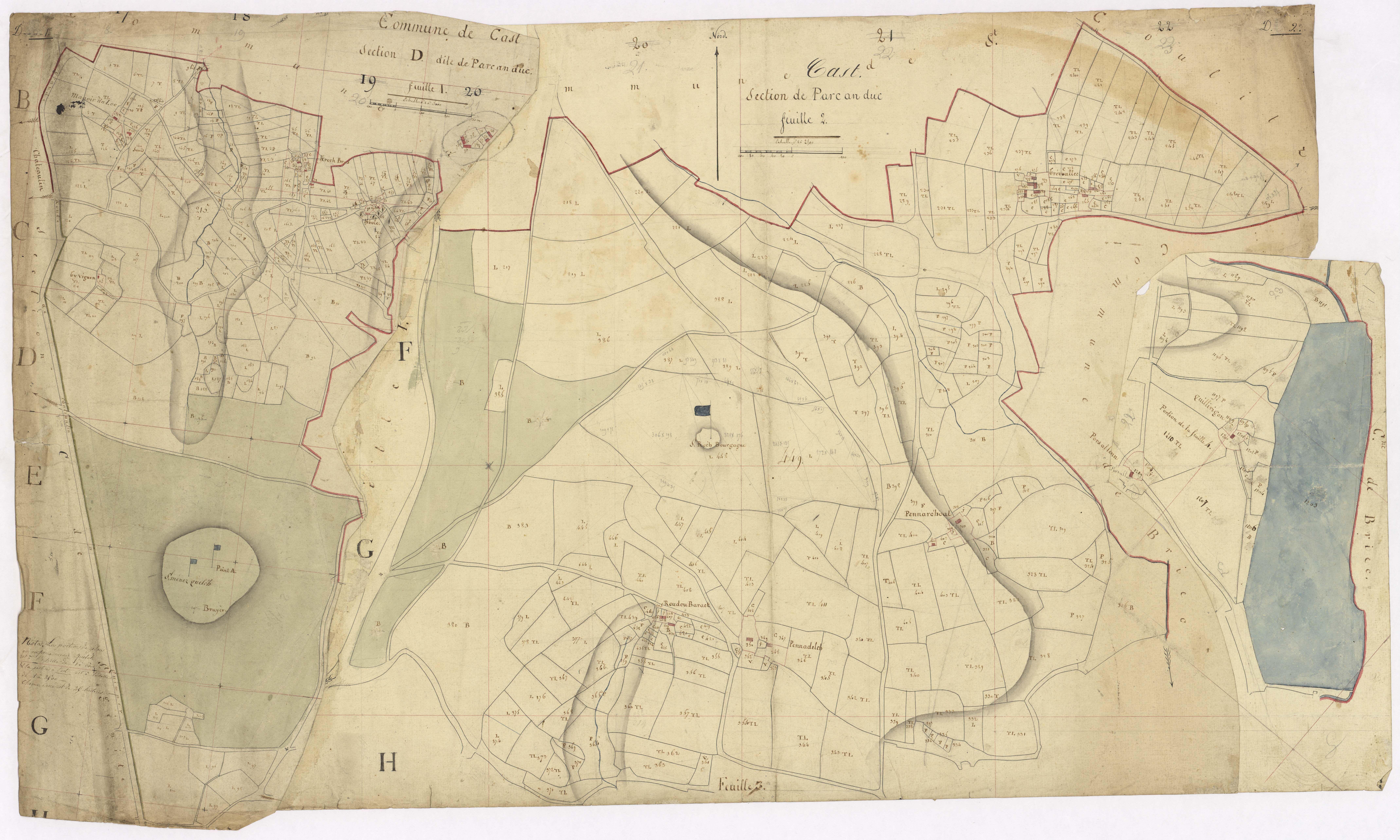 Section D 1 et D 2 de Parc an Duc.