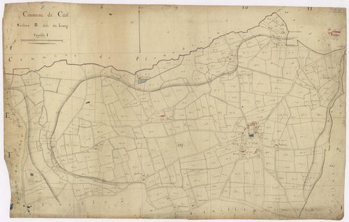 Section B 1 du bourg (portion 1).