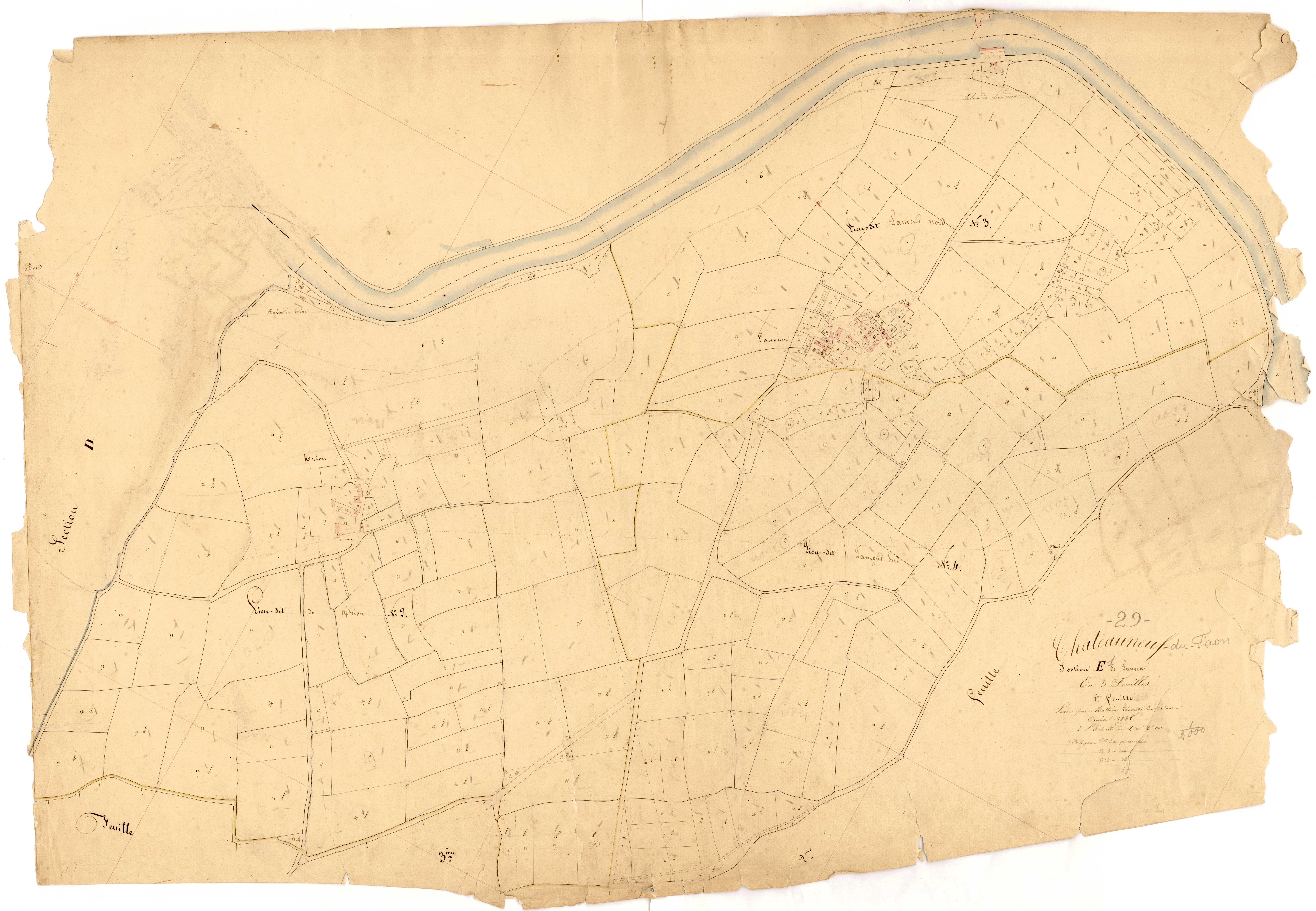 Section E 1 de Lanmeur.