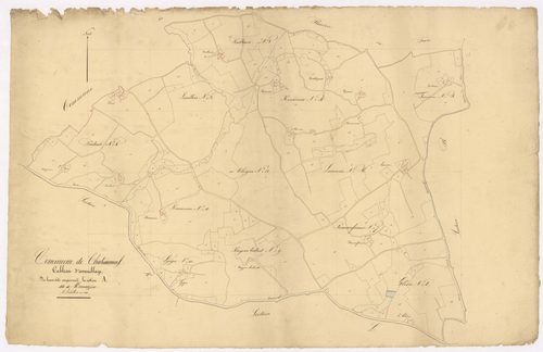 Tableau d'assemblage de la section A.