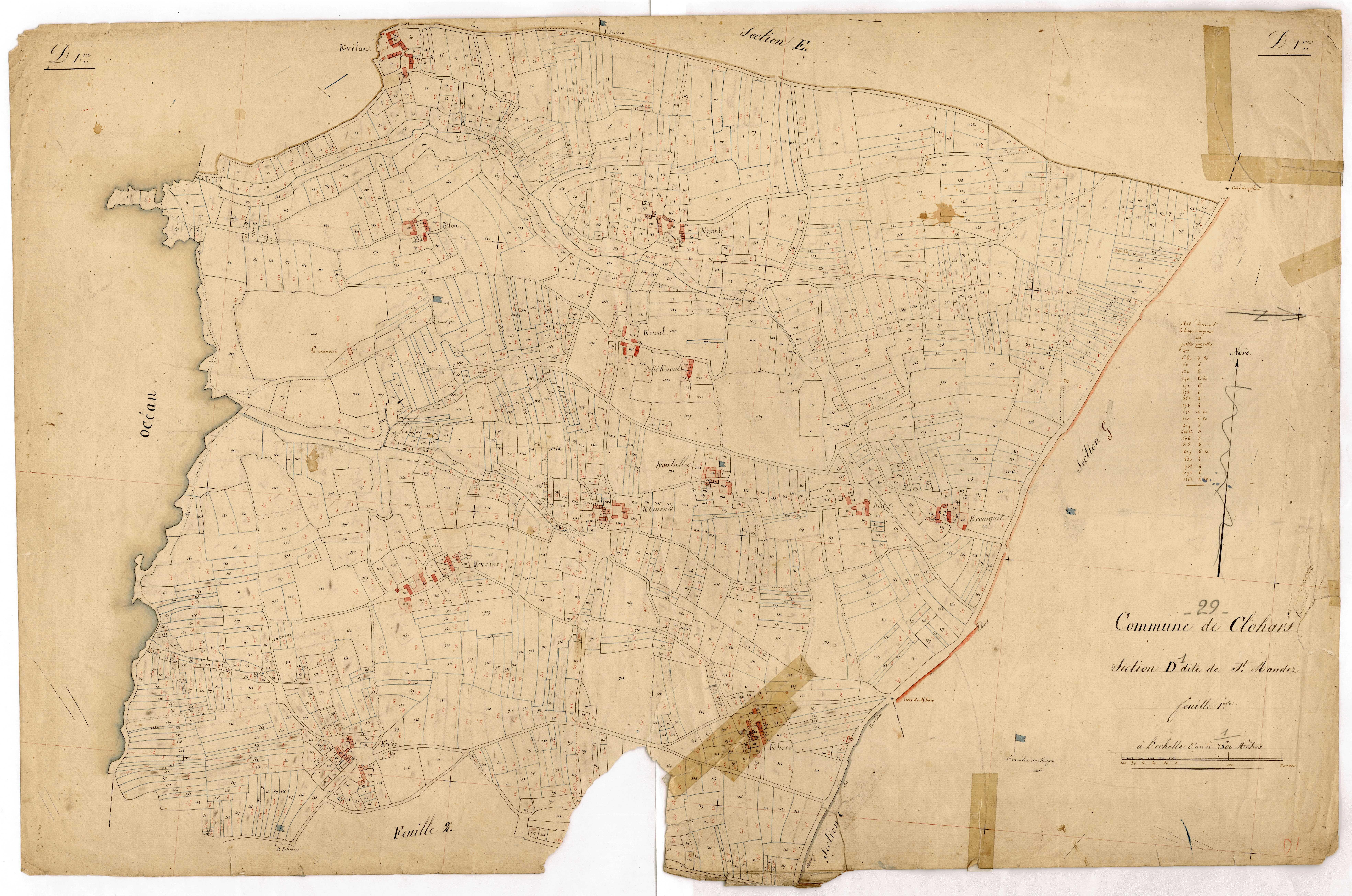 Section D 1 de Saint-Maudet.