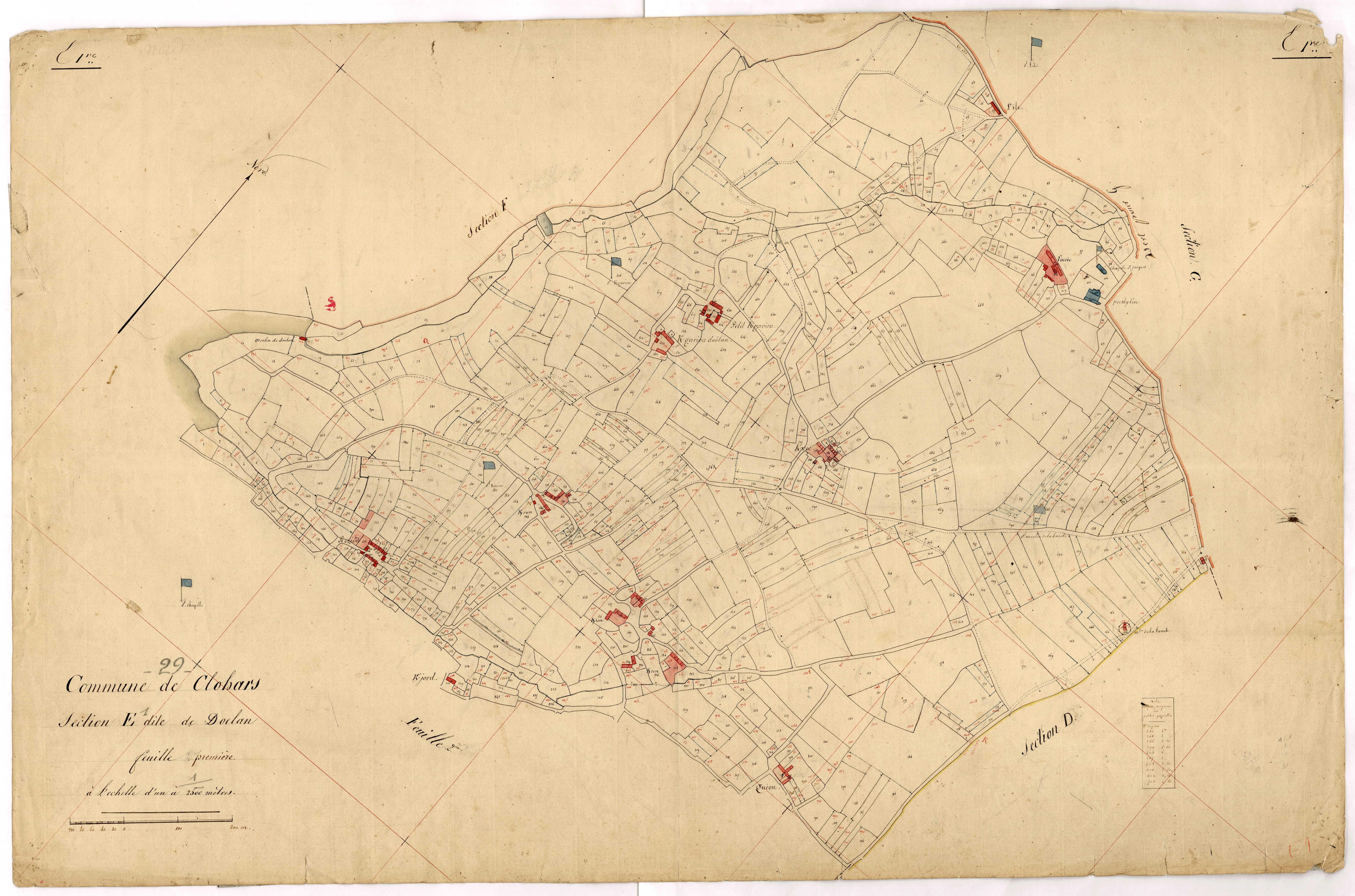 Section E 1 de Doëlan.