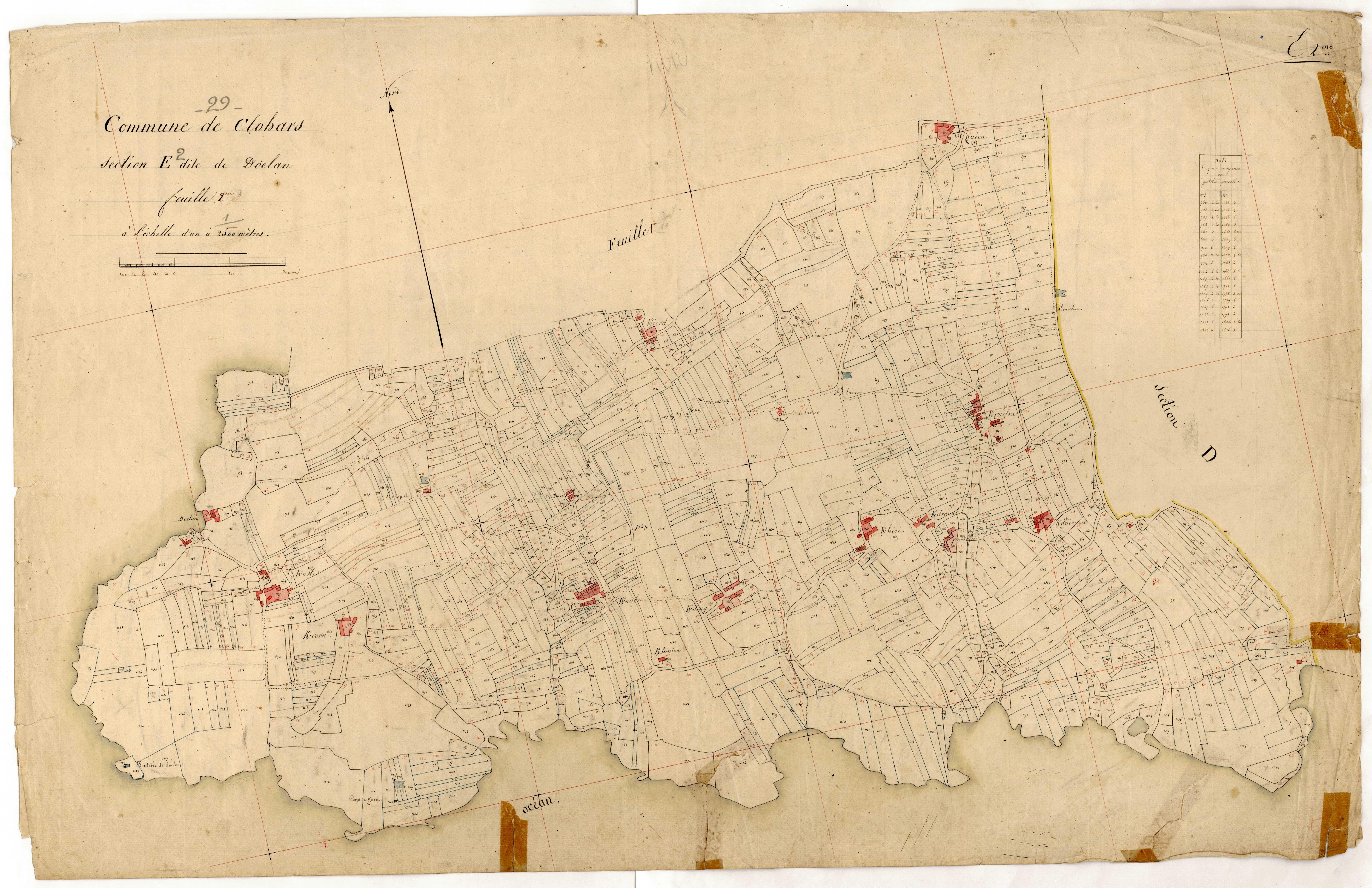 Section E 2 de Doëlan.