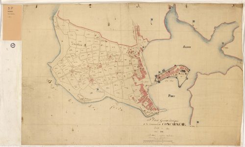 Plan géométrique de la commune.