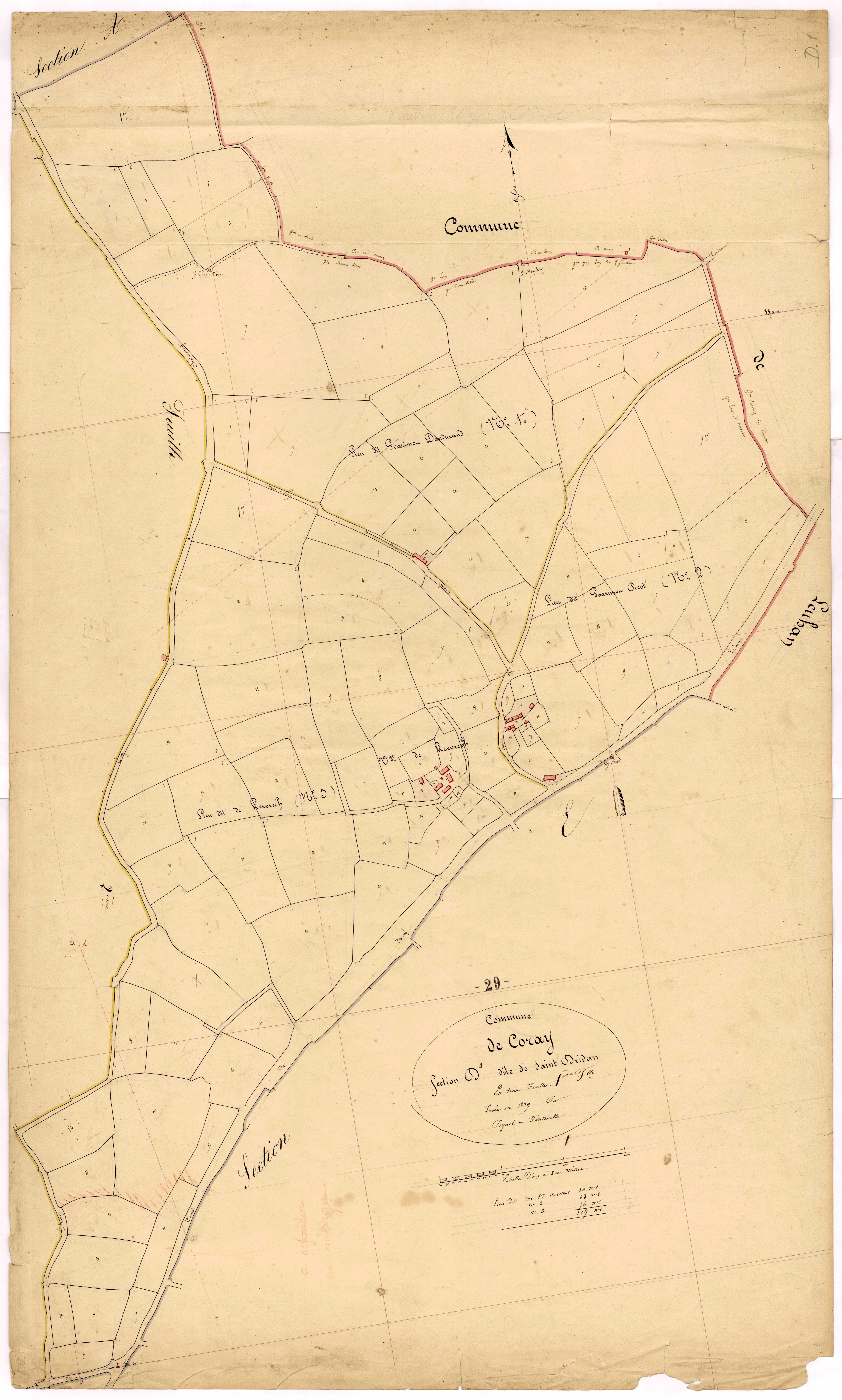 Section D 1 de Saint-Dridan.