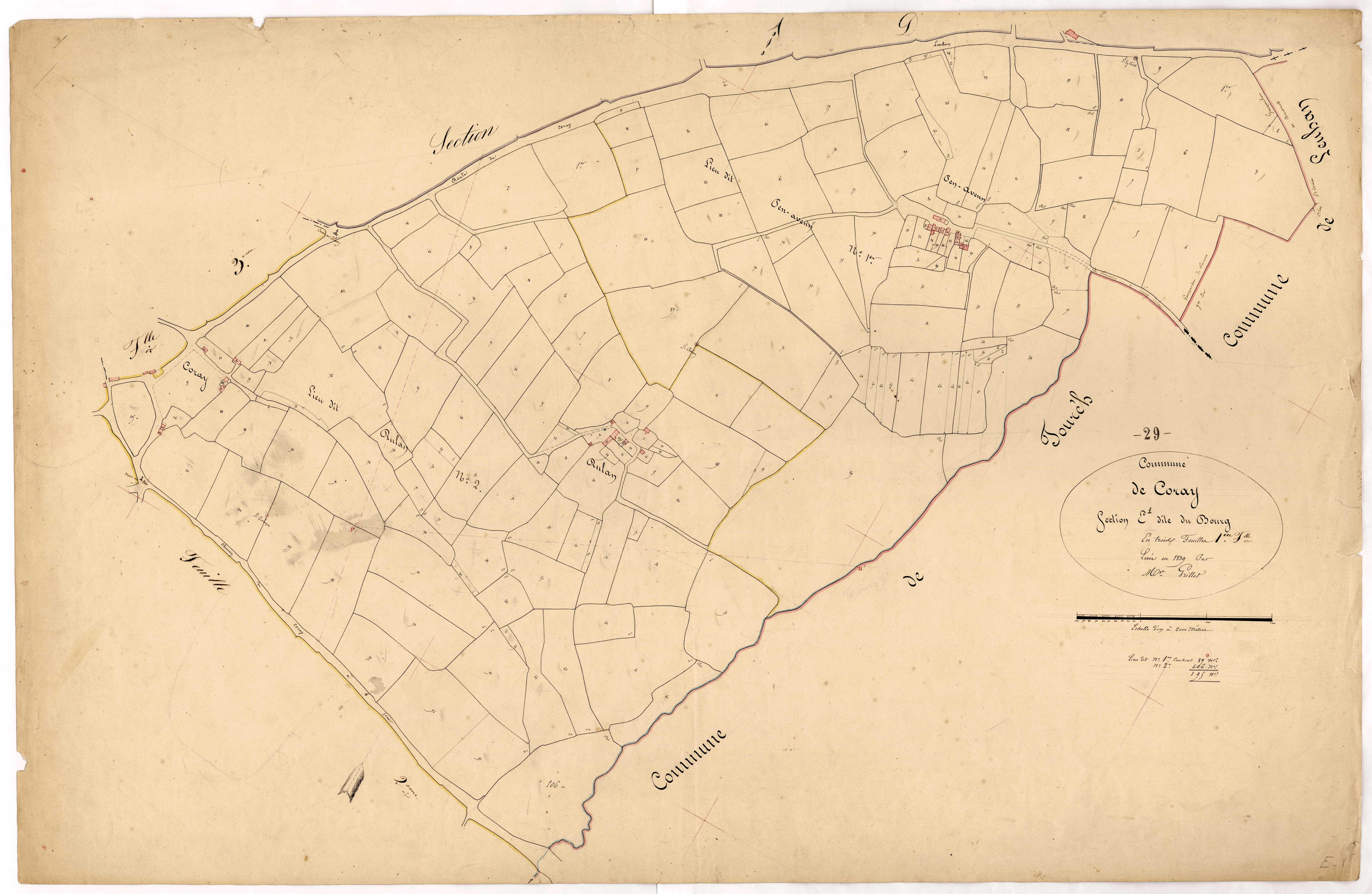 Section E 1 du Bourg.
