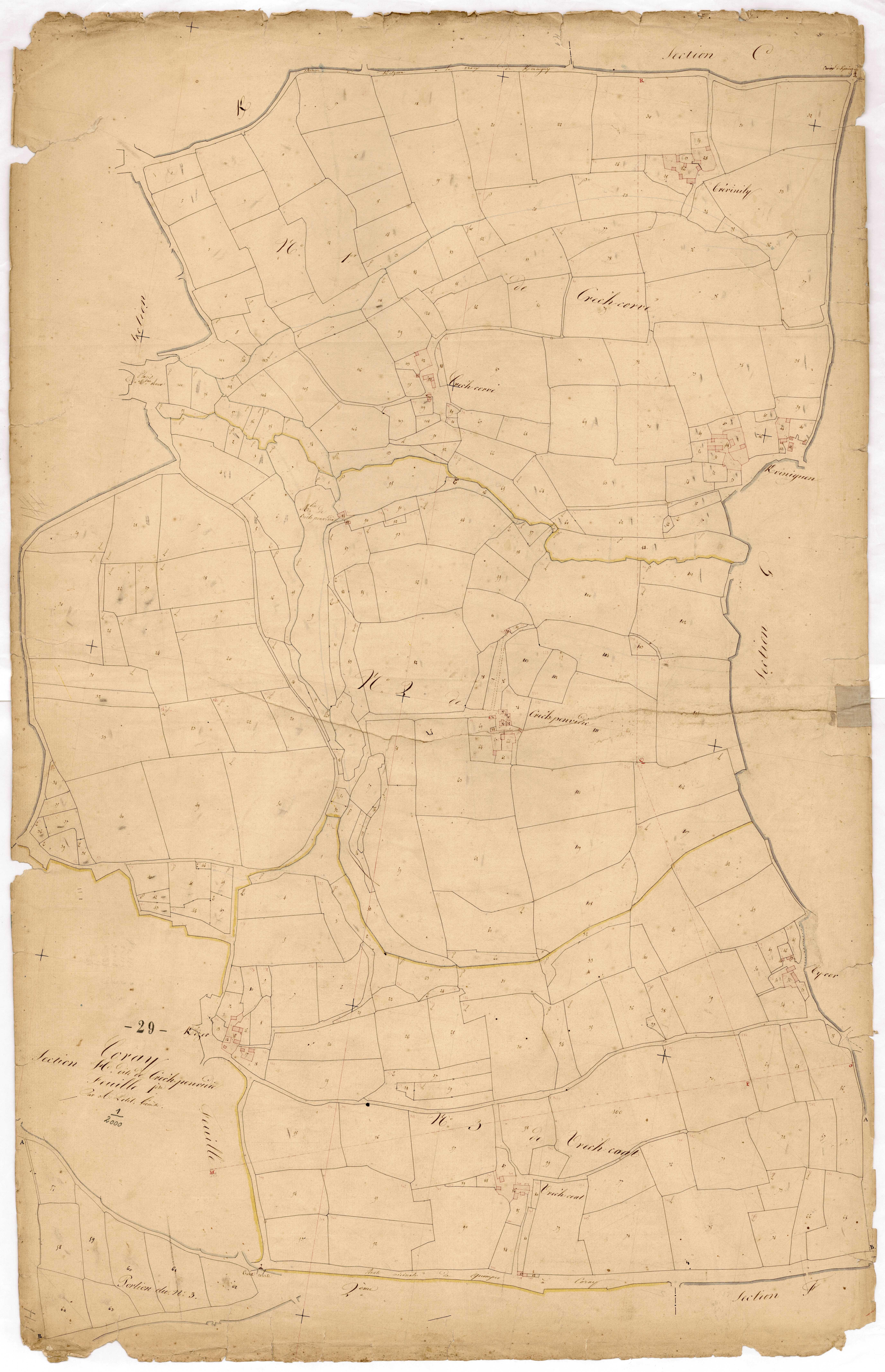 Section H 1 de Creac'h-Pinvidic.